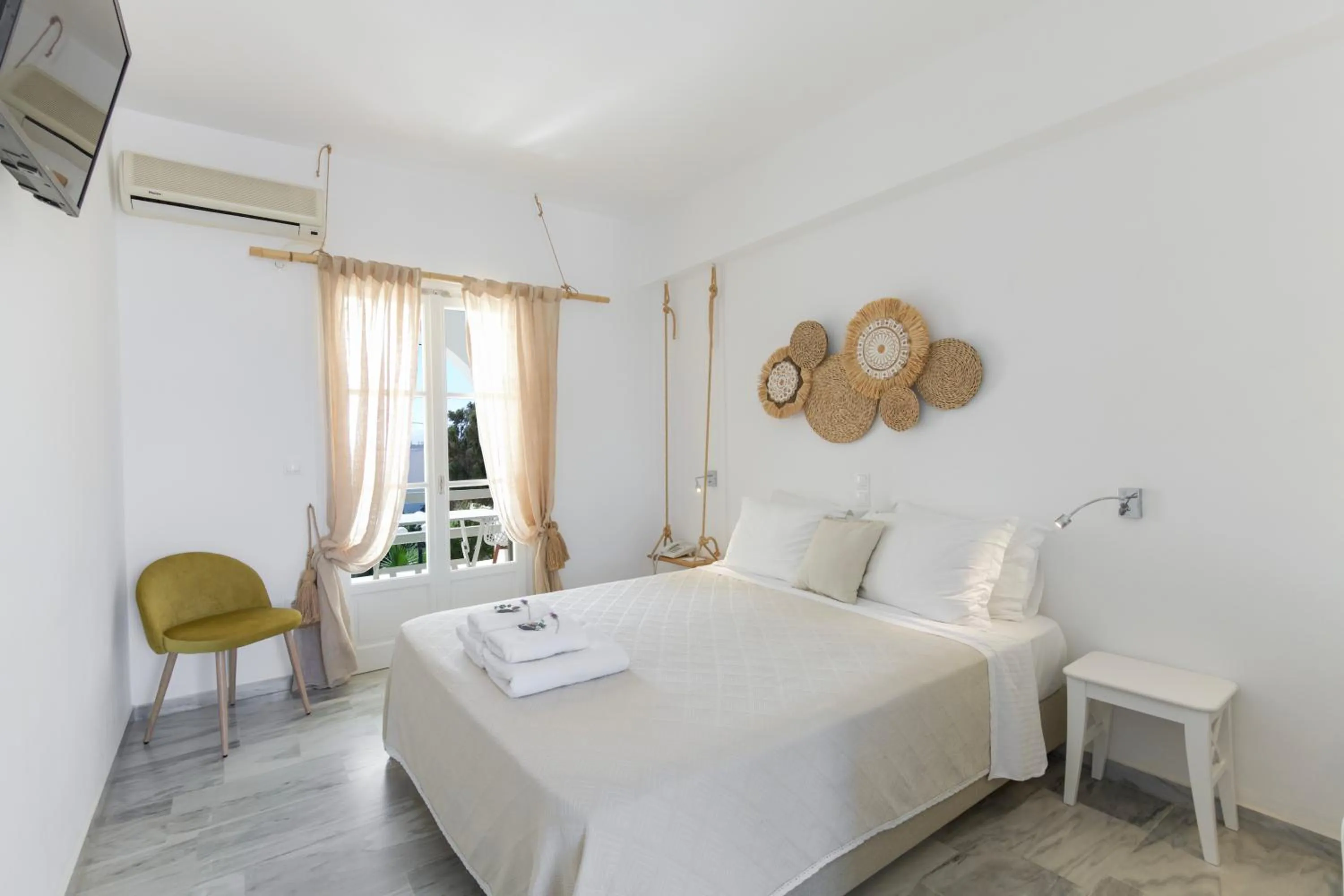 Bed in Margarita Studios Ambelas