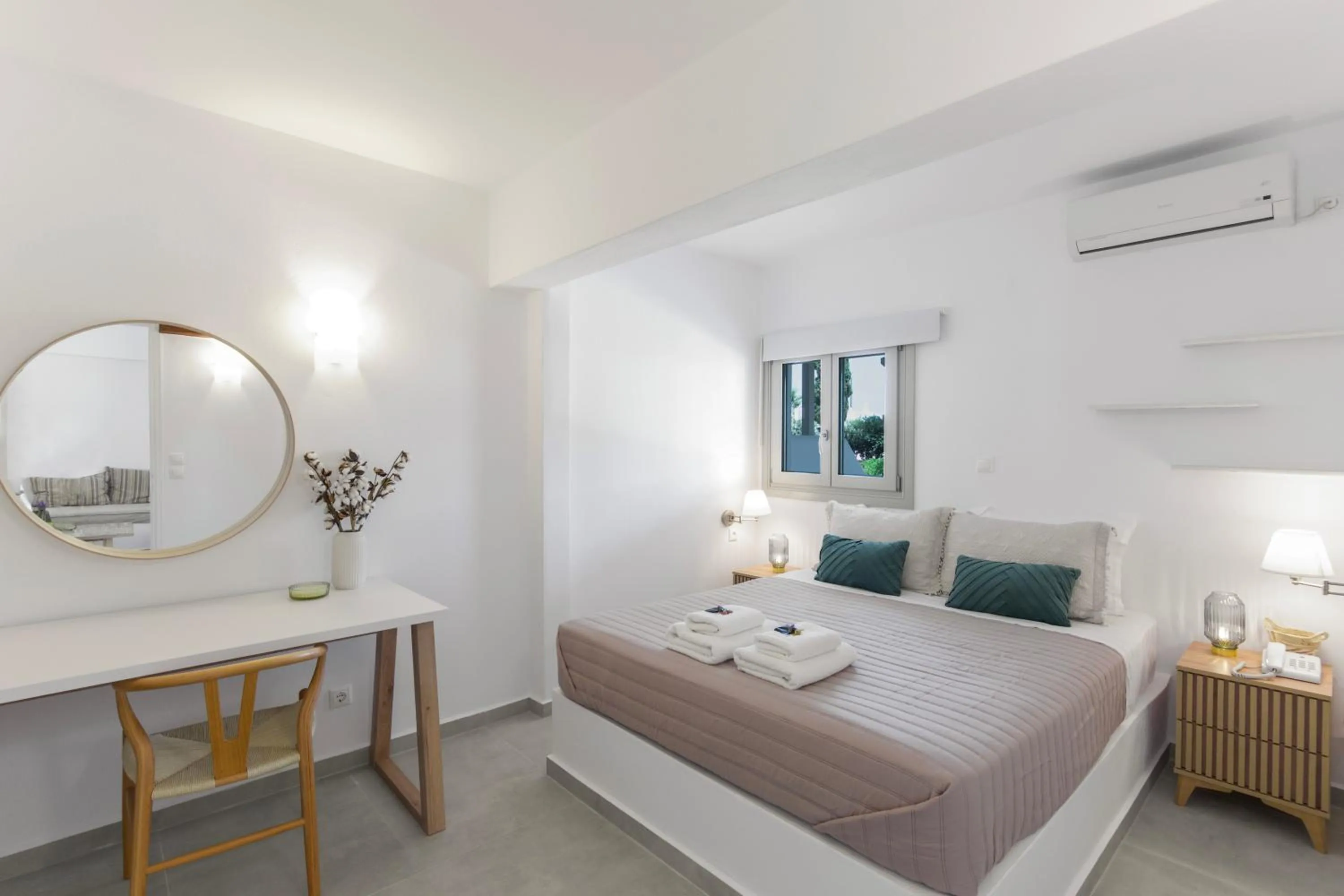 Bed in Margarita Studios Ambelas