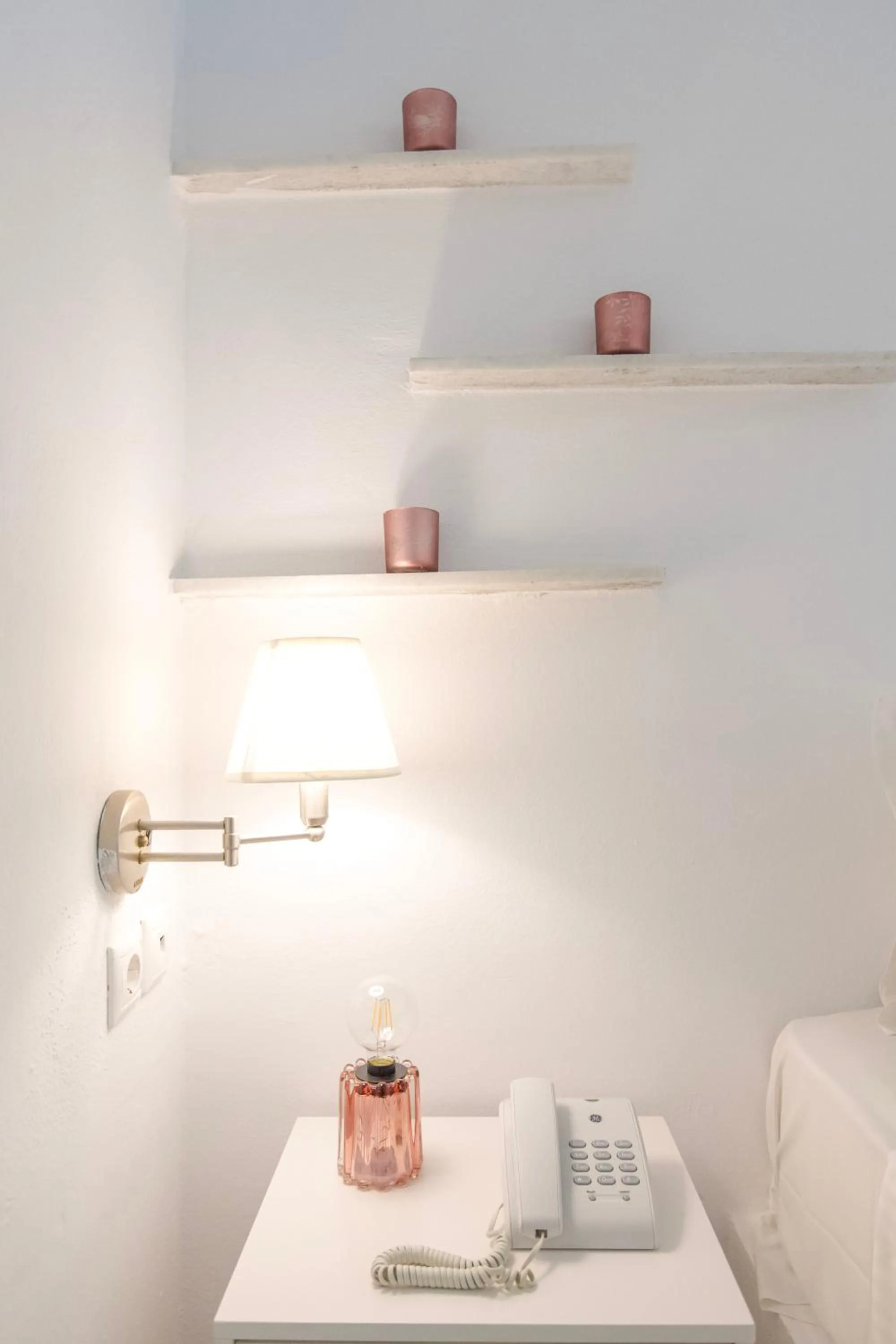 Decorative detail, Bed in Margarita Studios Ambelas