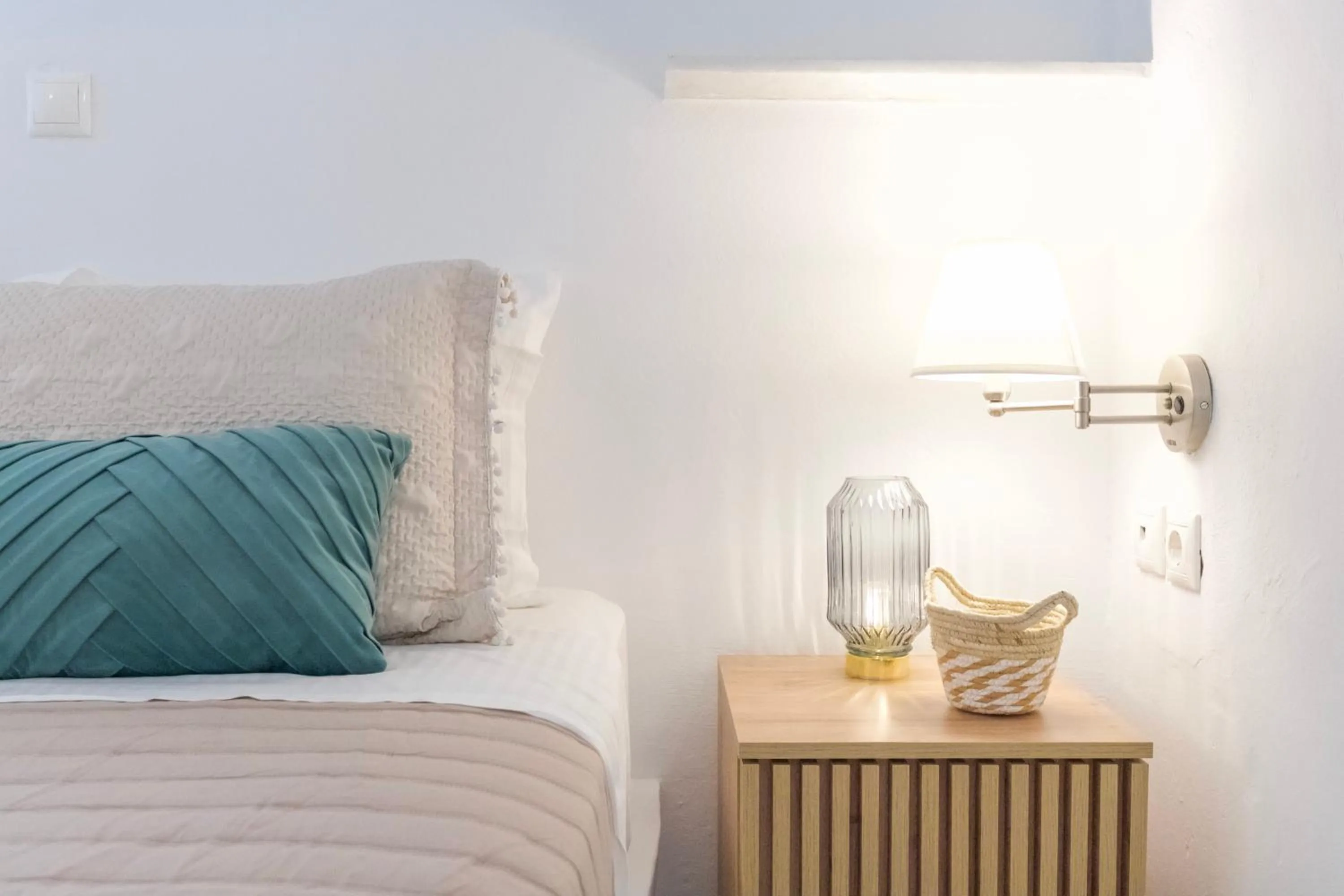 Bed in Margarita Studios Ambelas