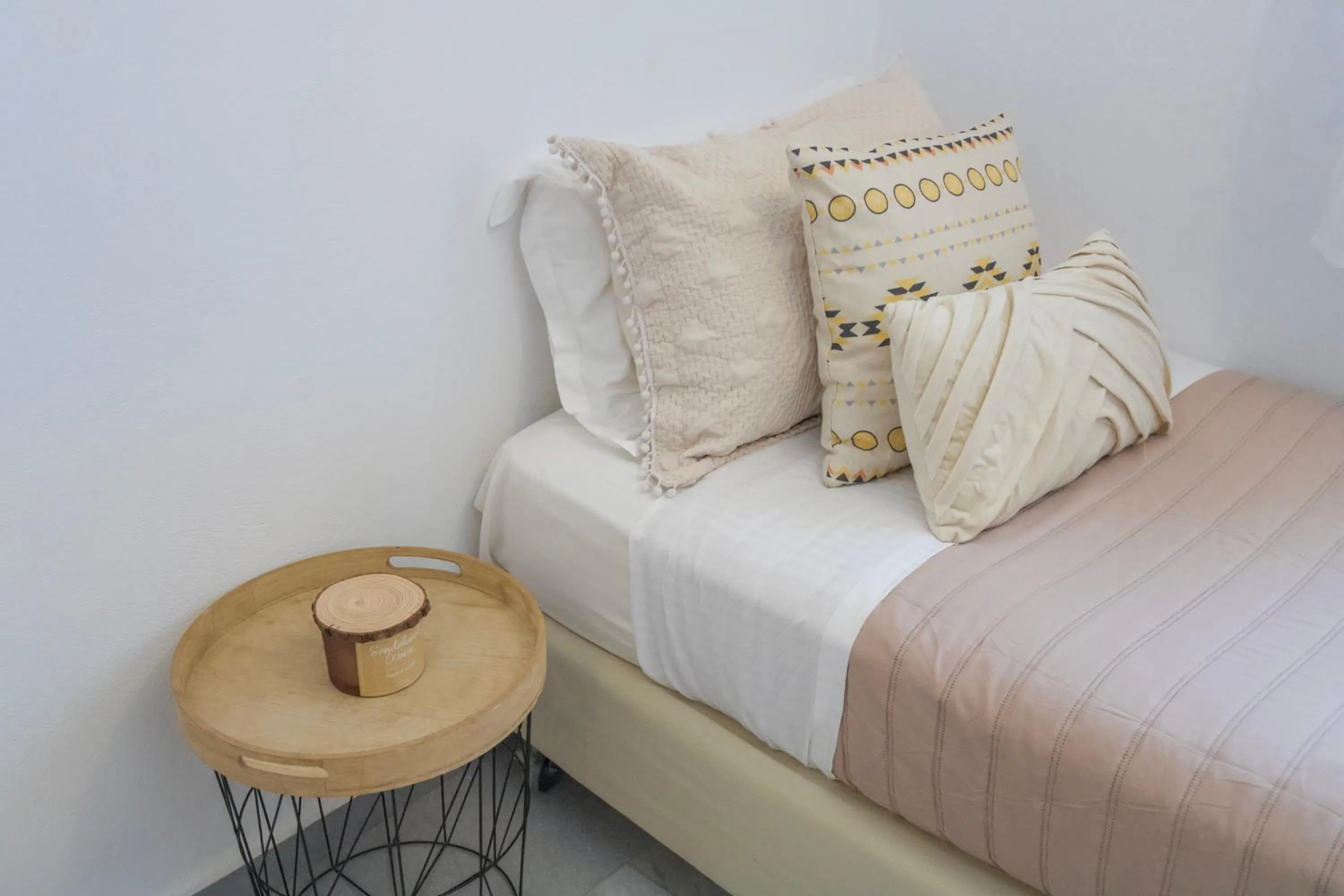 Bed in Margarita Studios Ambelas