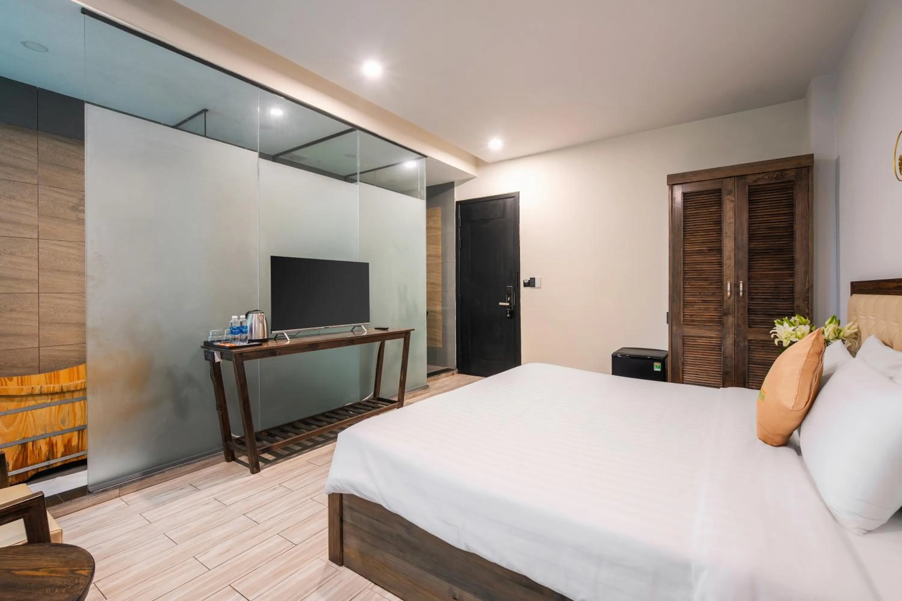 Bed in Greenview City Hotel