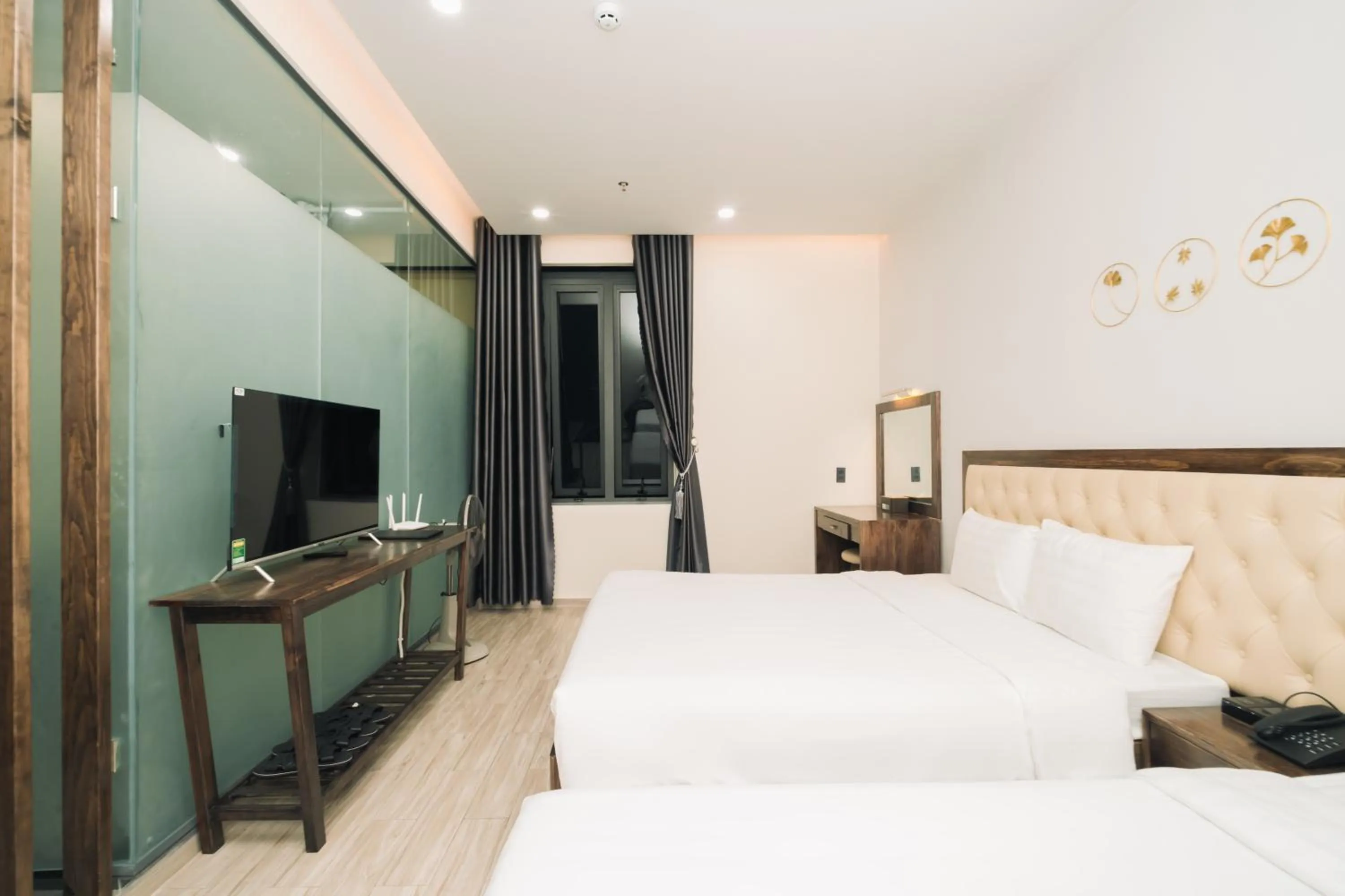 Bed in Greenview City Hotel