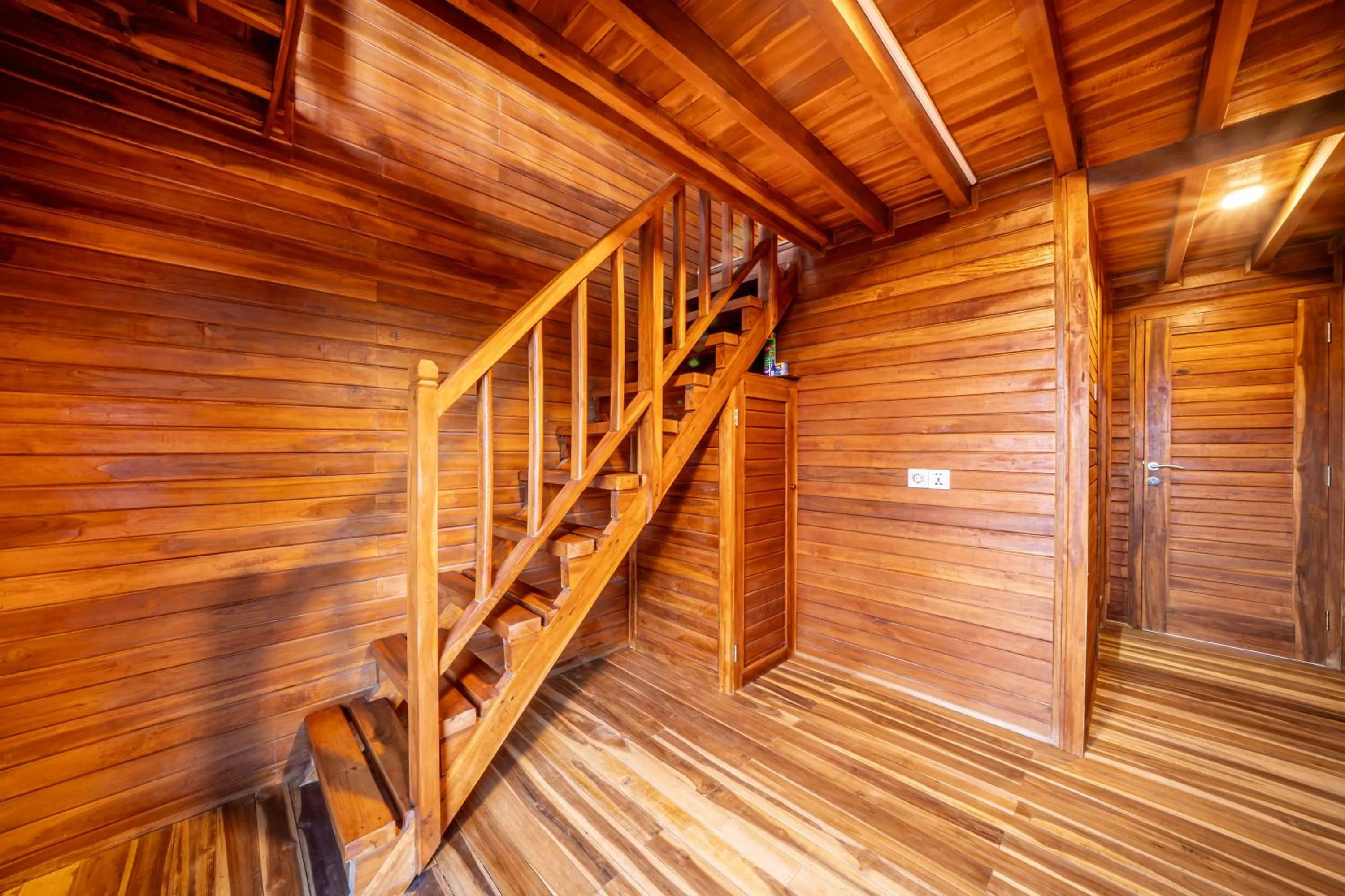 Bedroom in The Dewi Eco Bamboo Villa