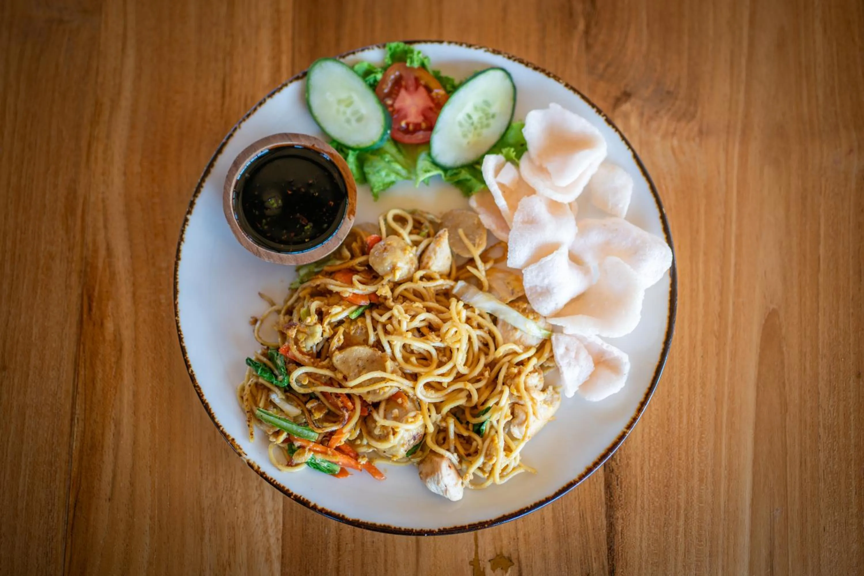 Breakfast in The Dewi Eco Bamboo Villa