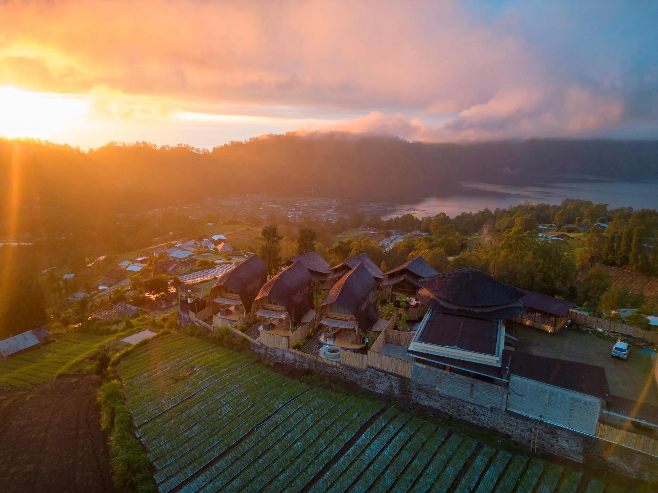 Property building in The Dewi Eco Bamboo Villa