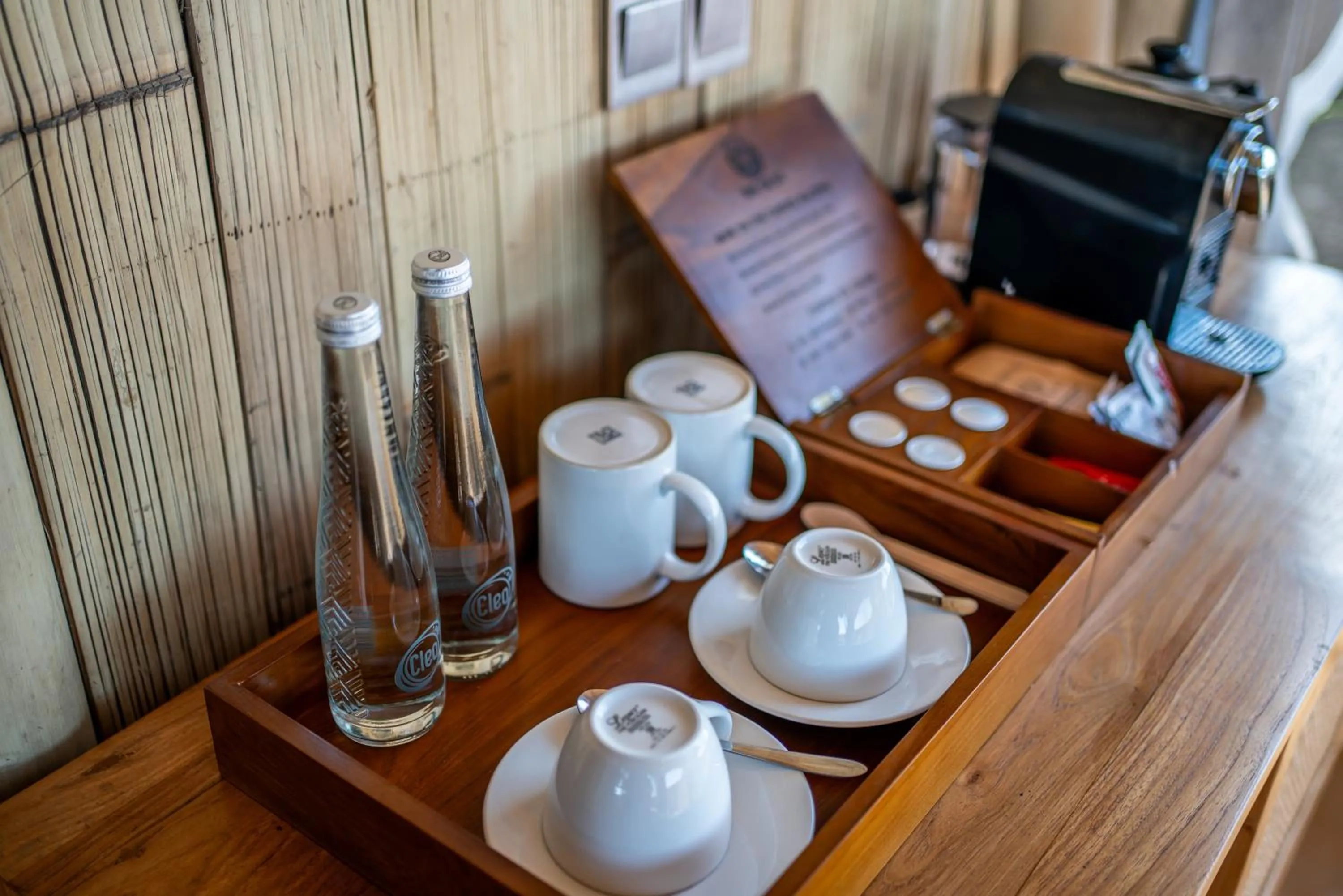 Coffee/tea facilities in The Dewi Eco Bamboo Villa