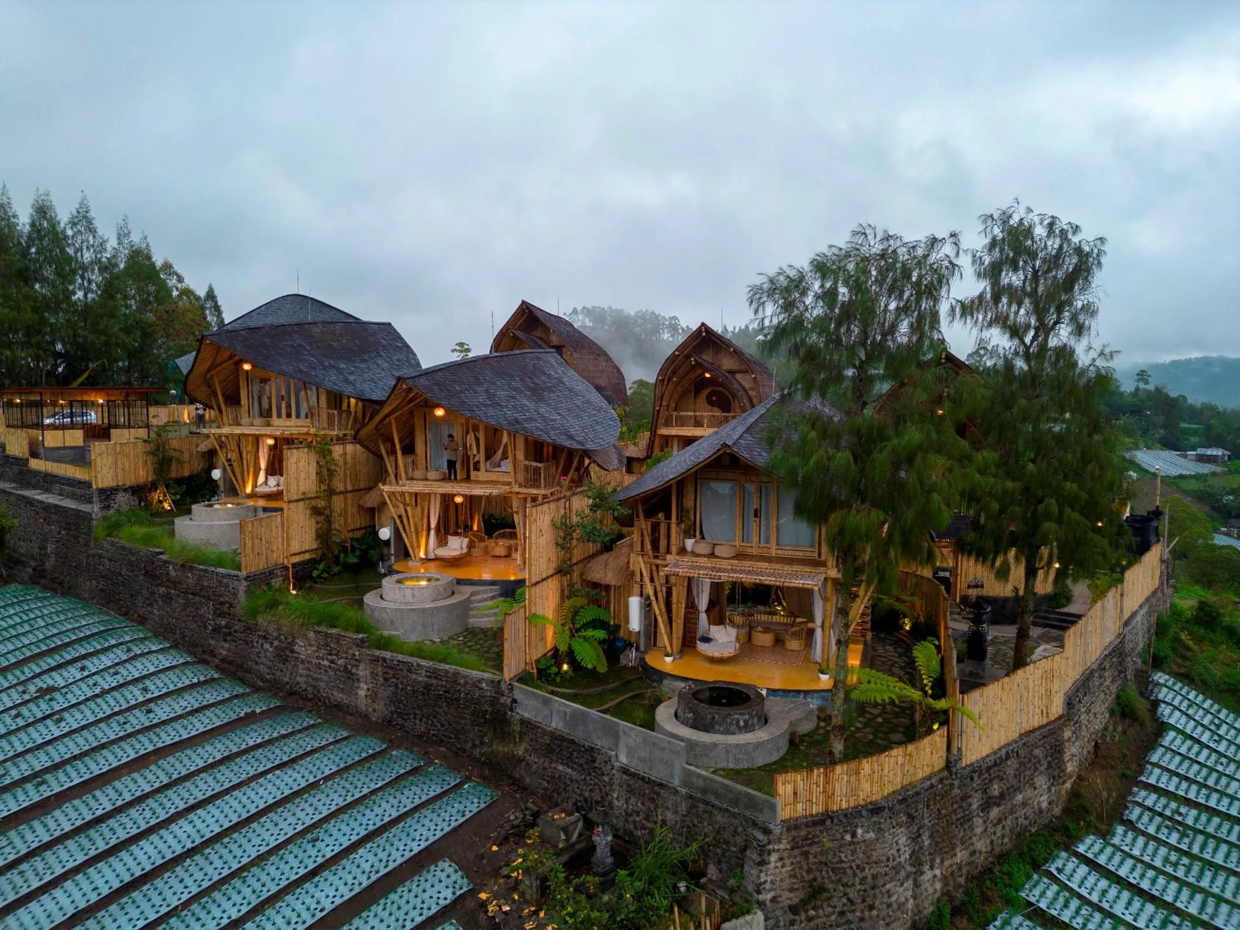 Property building in The Dewi Eco Bamboo Villa