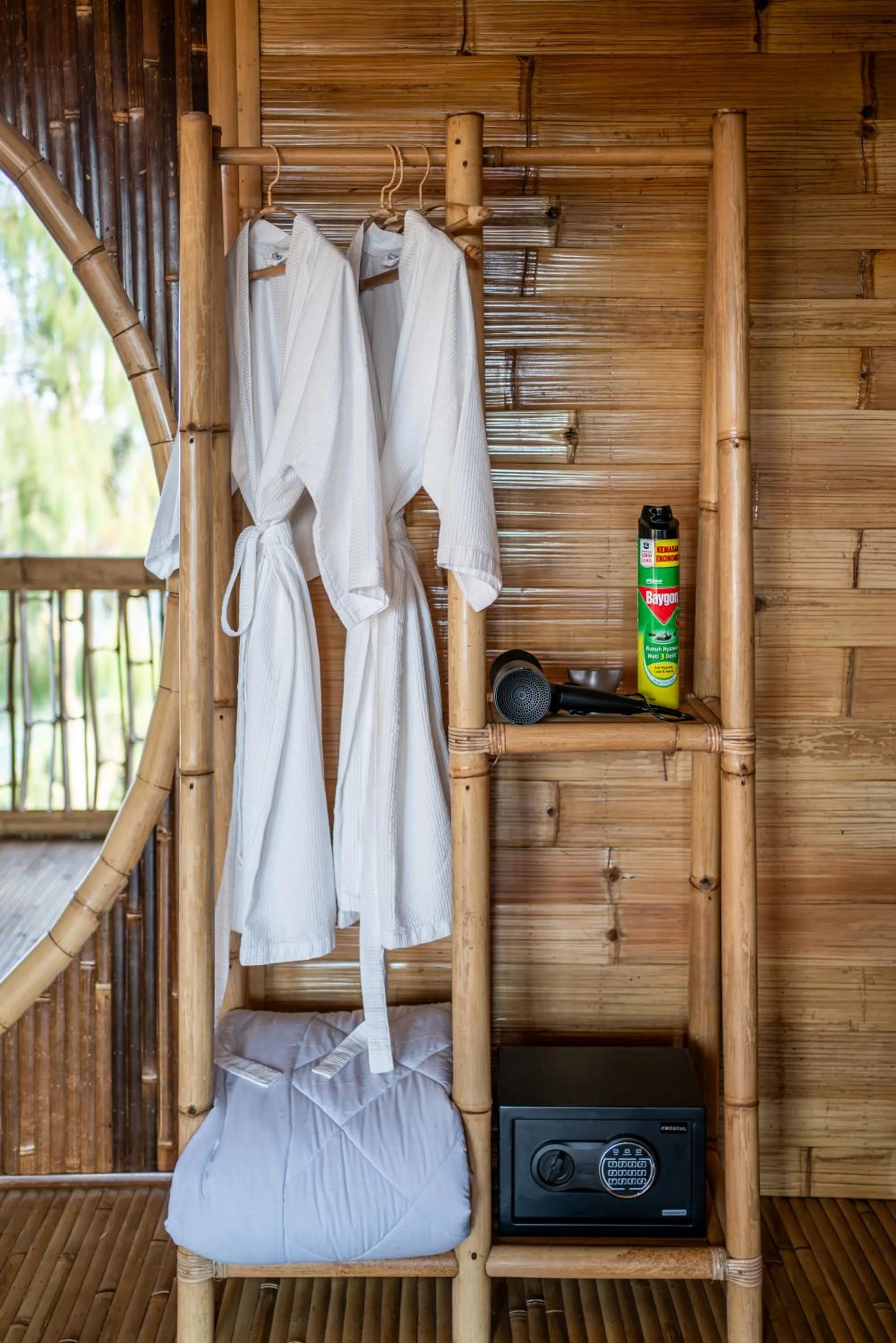 safe in The Dewi Eco Bamboo Villa