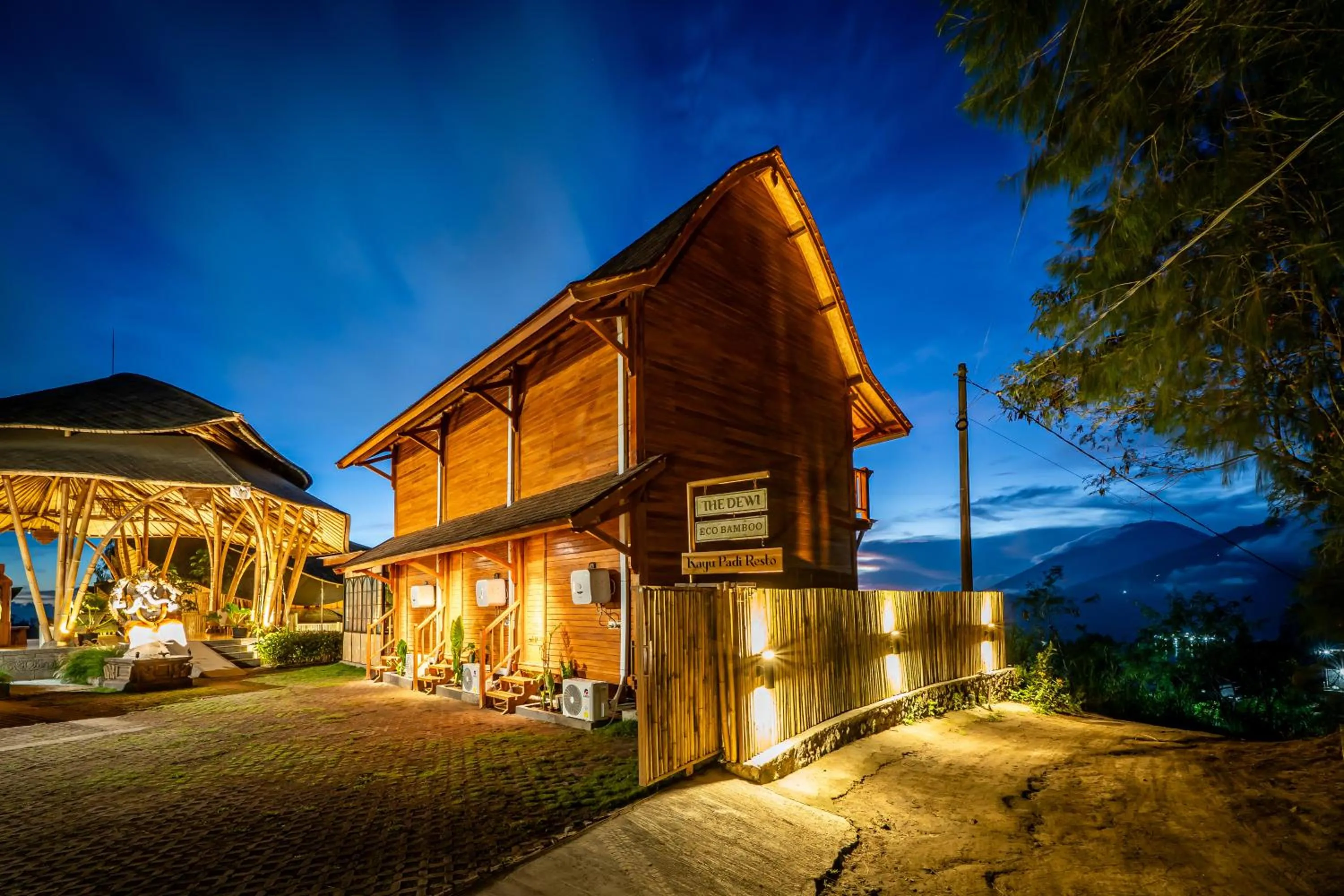 Property building in The Dewi Eco Bamboo Villa
