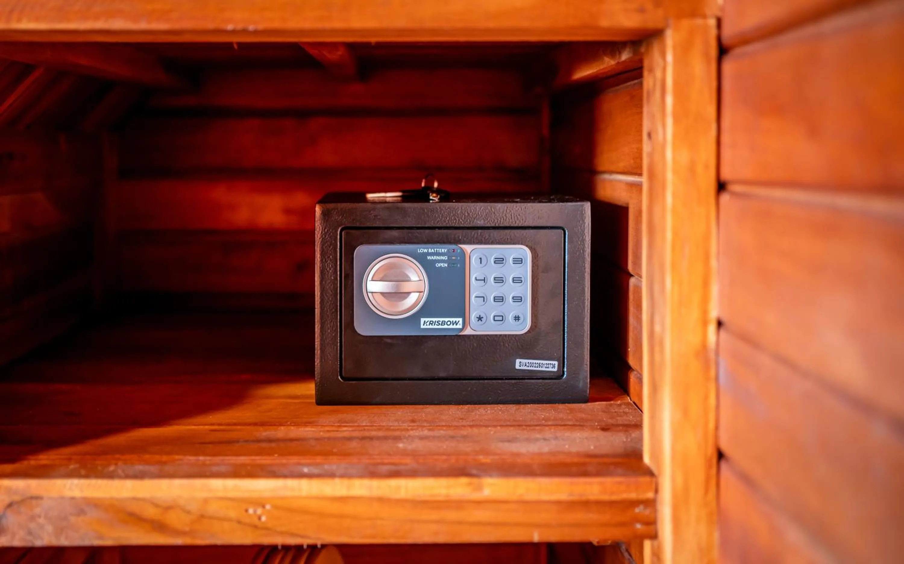 safe in The Dewi Eco Bamboo Villa