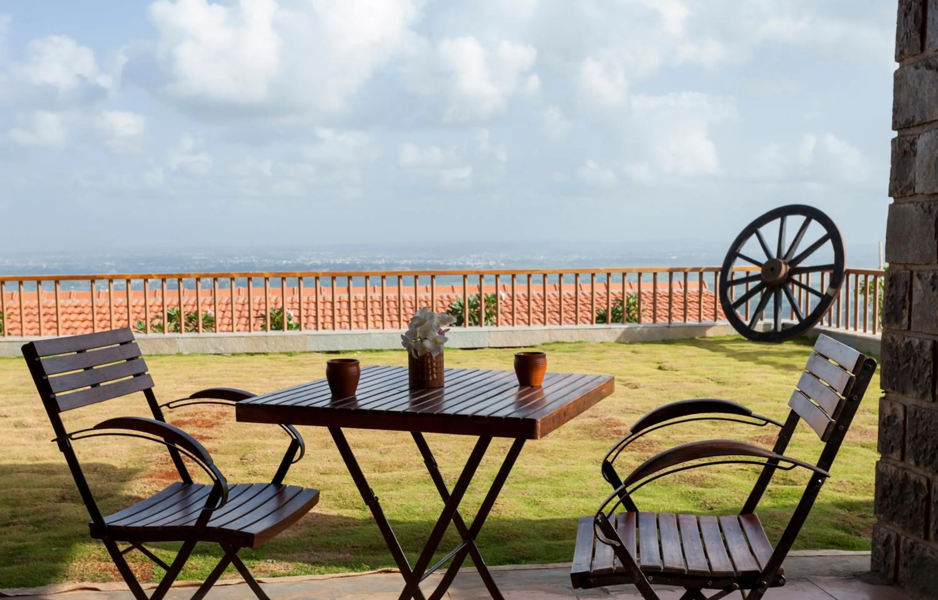 Patio in Nisarg Resort