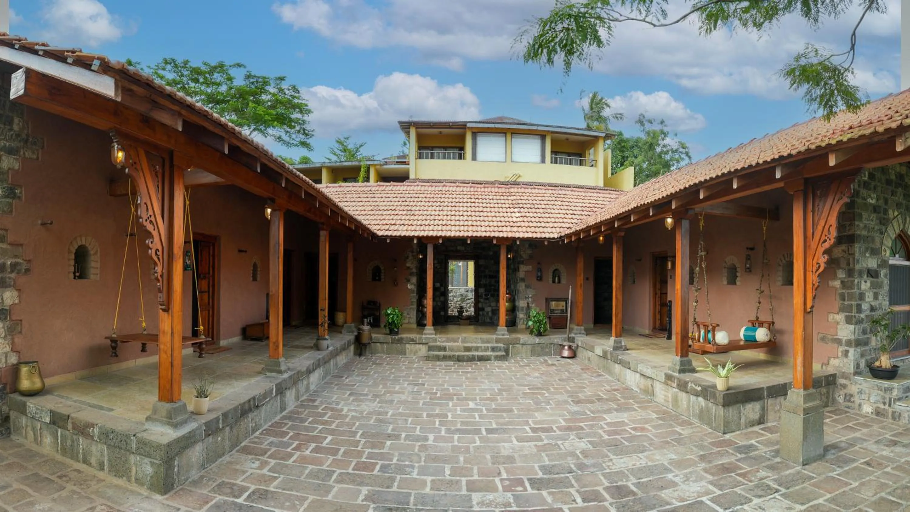 Patio in Nisarg Resort