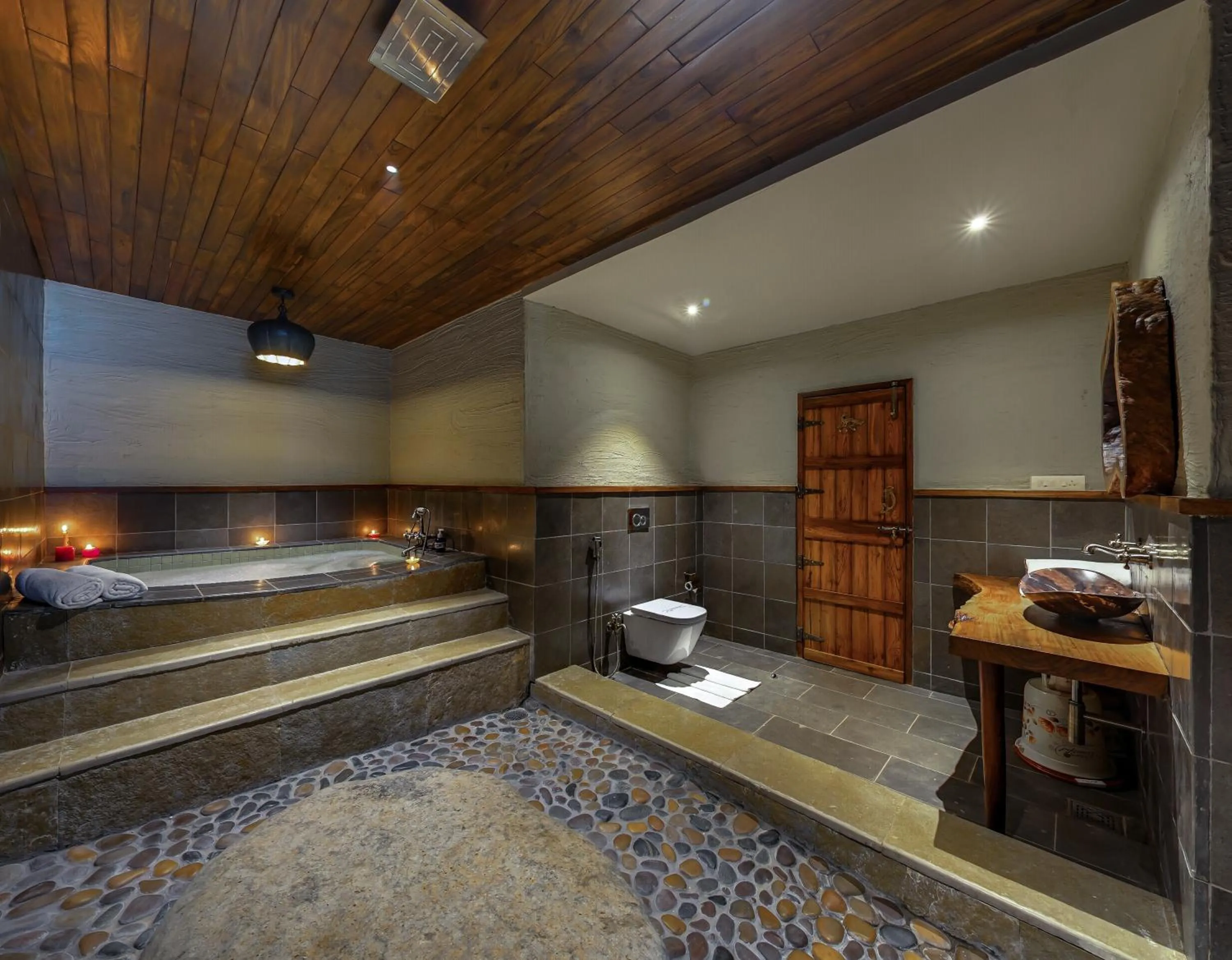 Toilet in Nisarg Resort