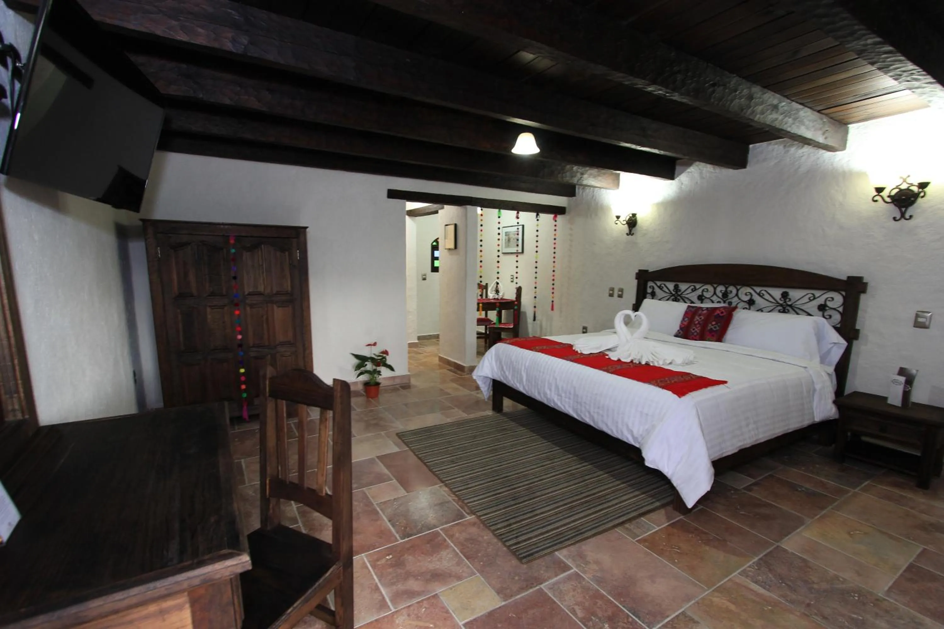 Bed in HOTEL PLAZA SAN CRISTOBAL INN