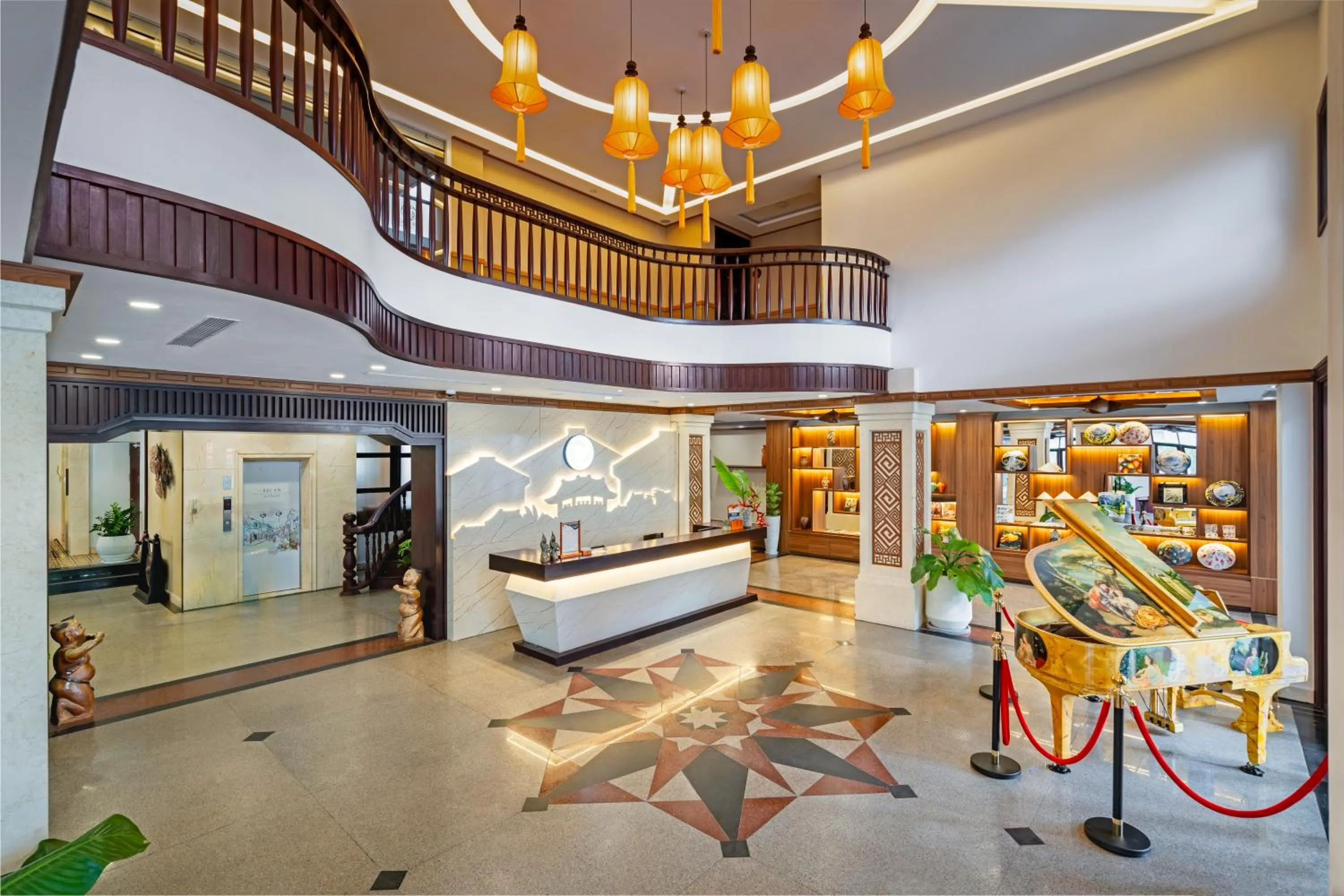 Lobby or reception in The Saga Hotel Hoi An