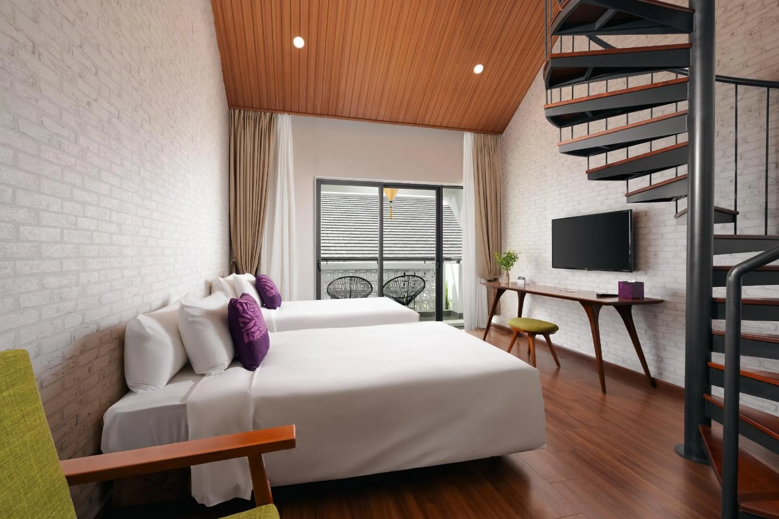 Bed in The Saga Hotel Hoi An