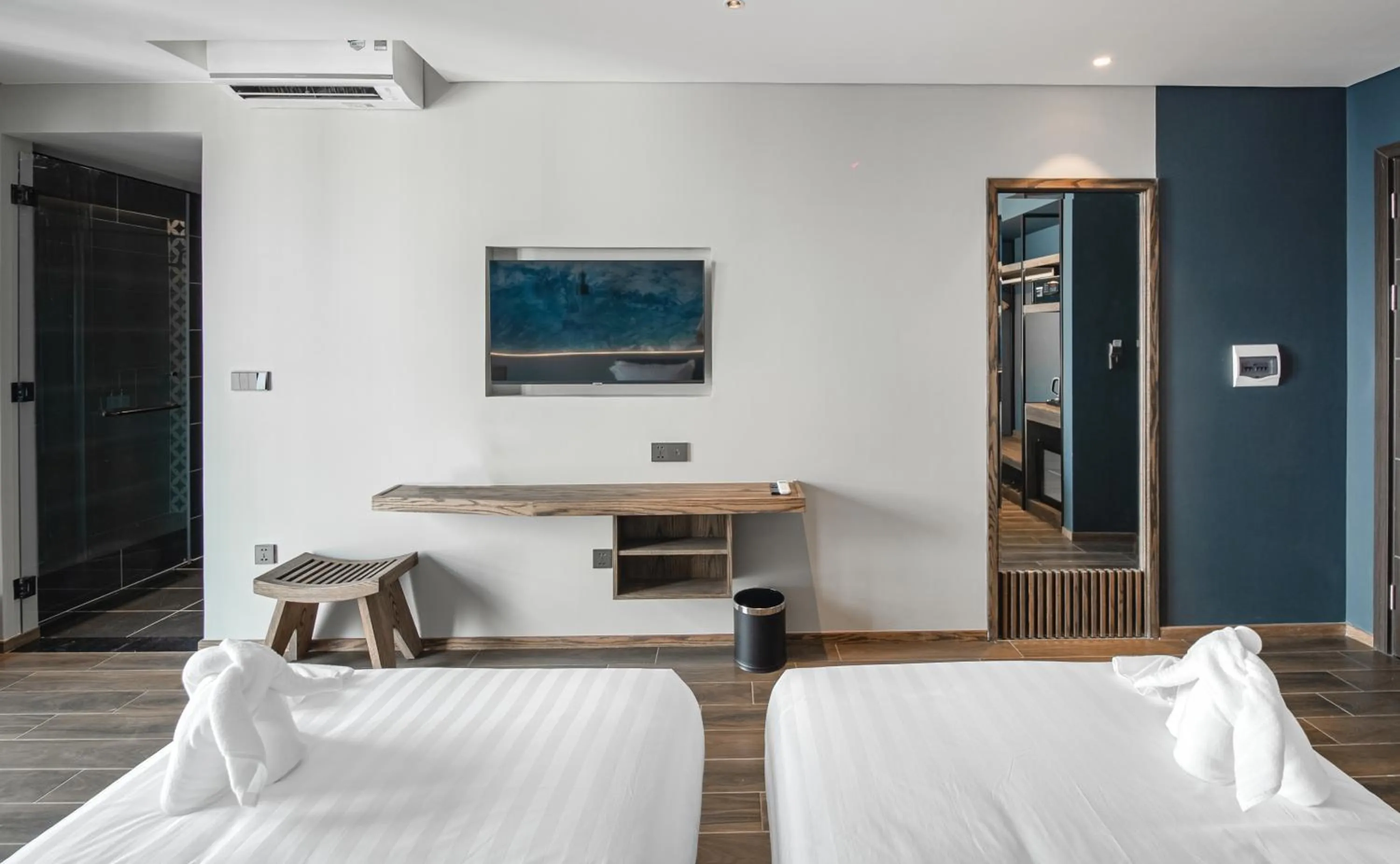 Bed in TK Phu Quoc Hotel - Grand World Phu Quoc