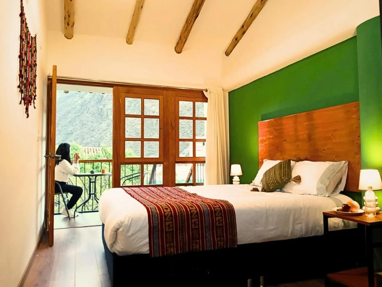 Bed in Hotel and Country House Valle Sagrado de los Incas