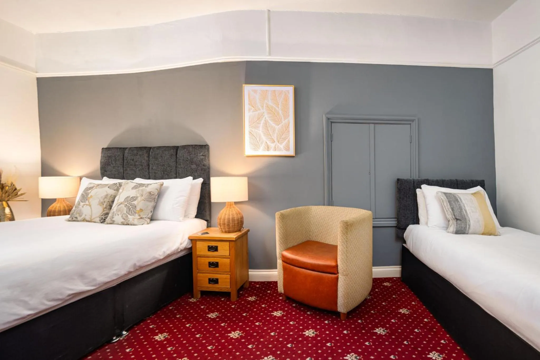 Bed in Boars Head Hotel