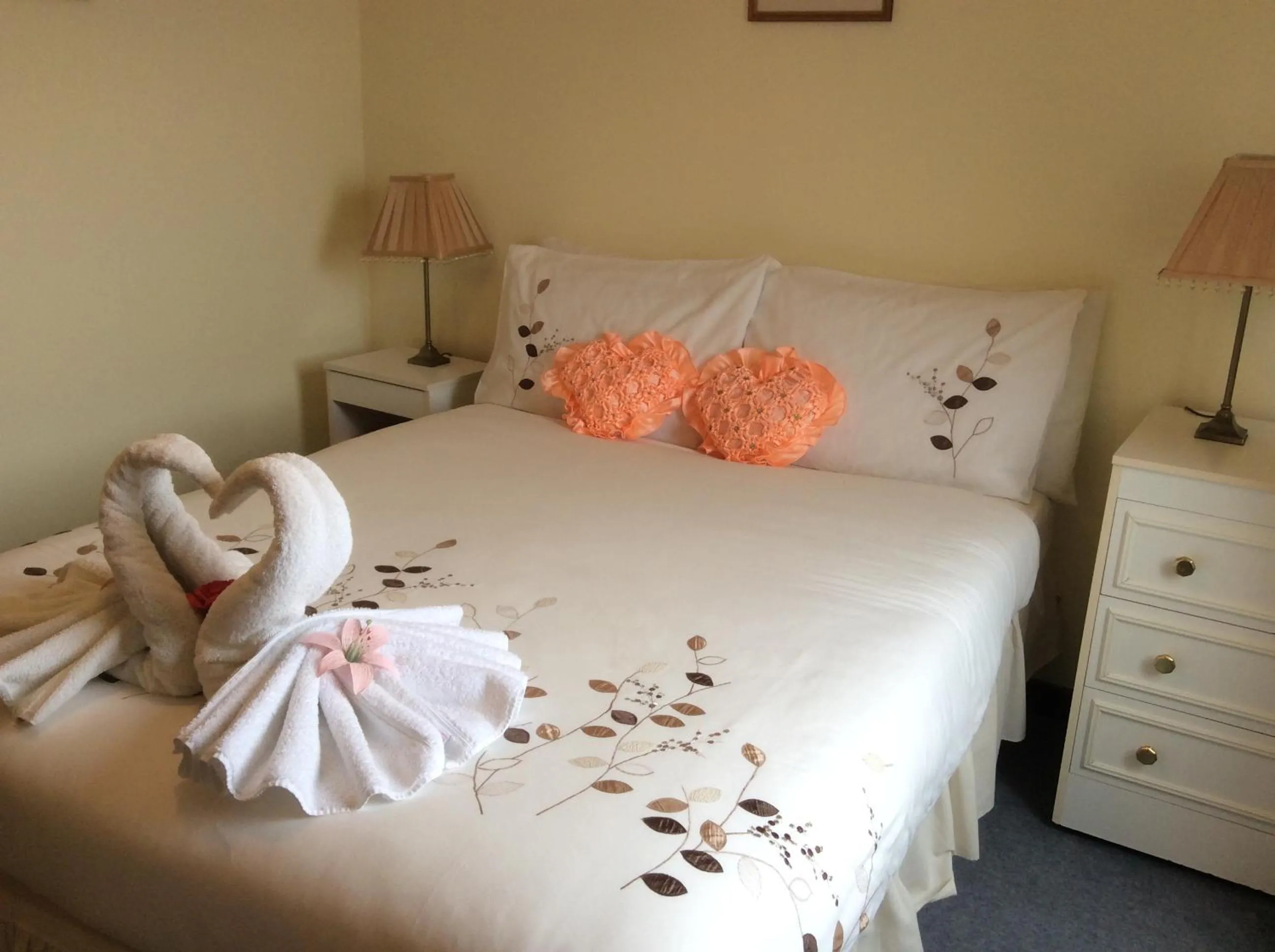 Decorative detail, Bed in Connel Court Apartments