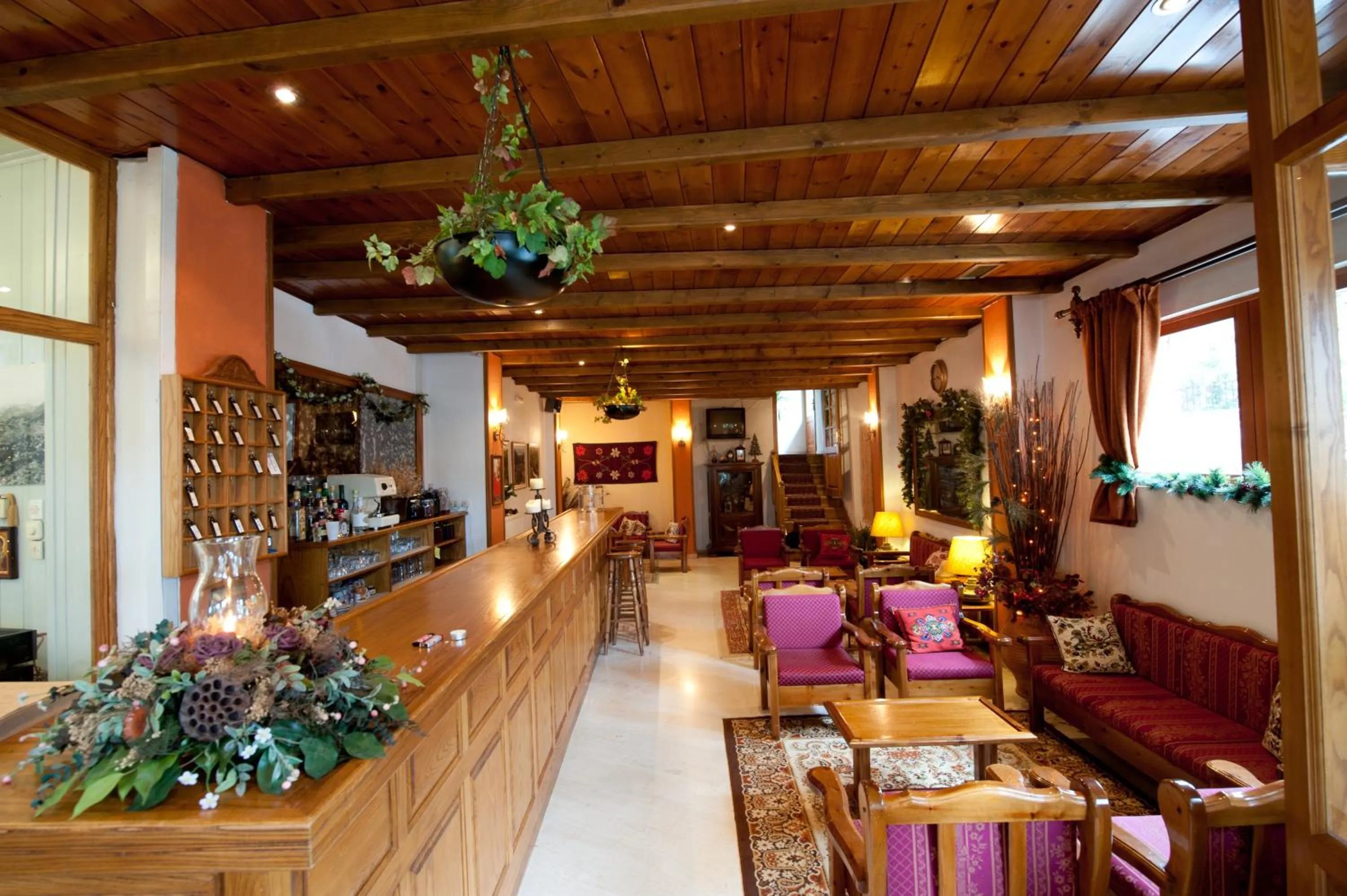 Communal lounge/ TV room in To Balkoni tis Agorianis