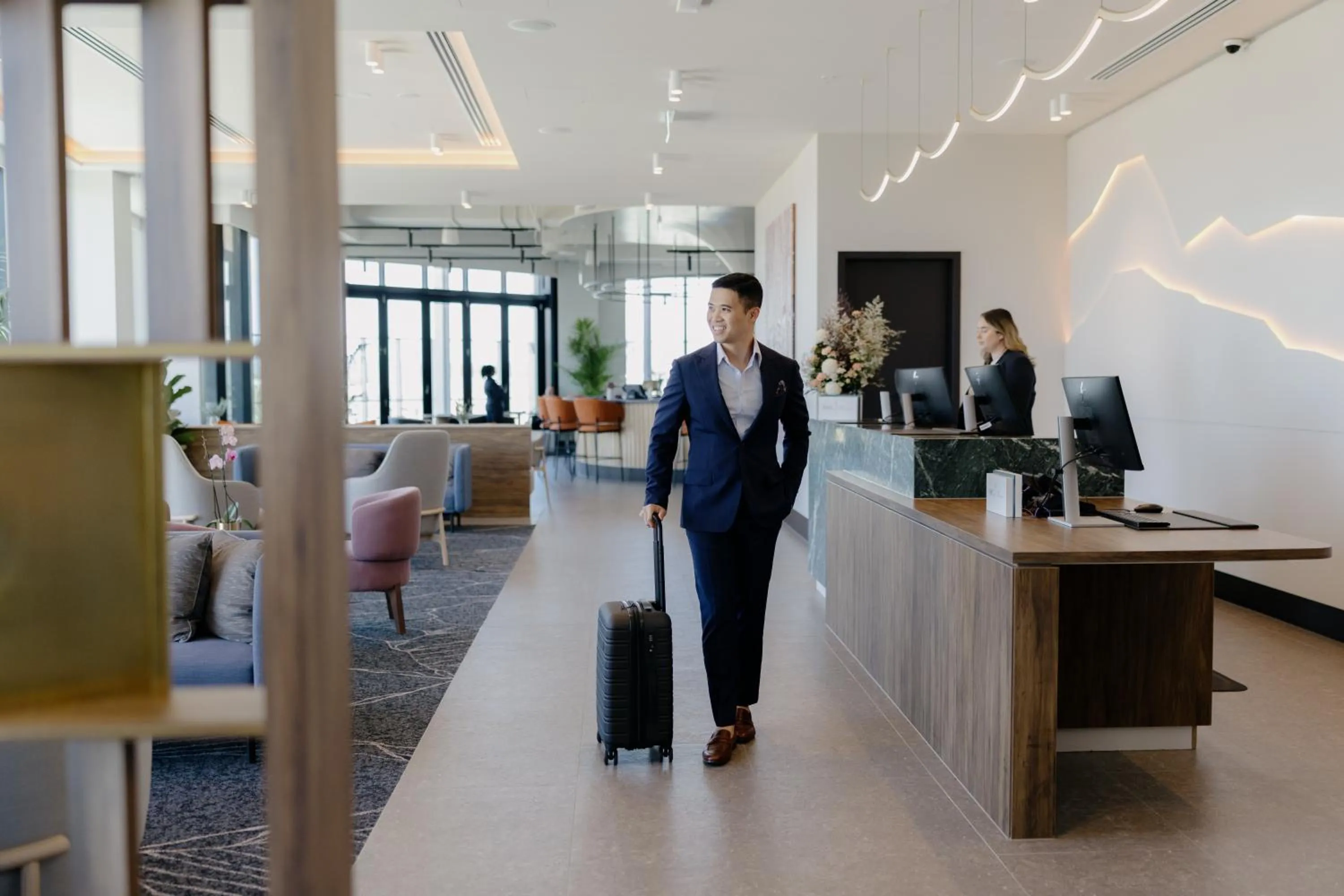 Lobby or reception in Crowne Plaza Adelaide Mawson Lakes by IHG
