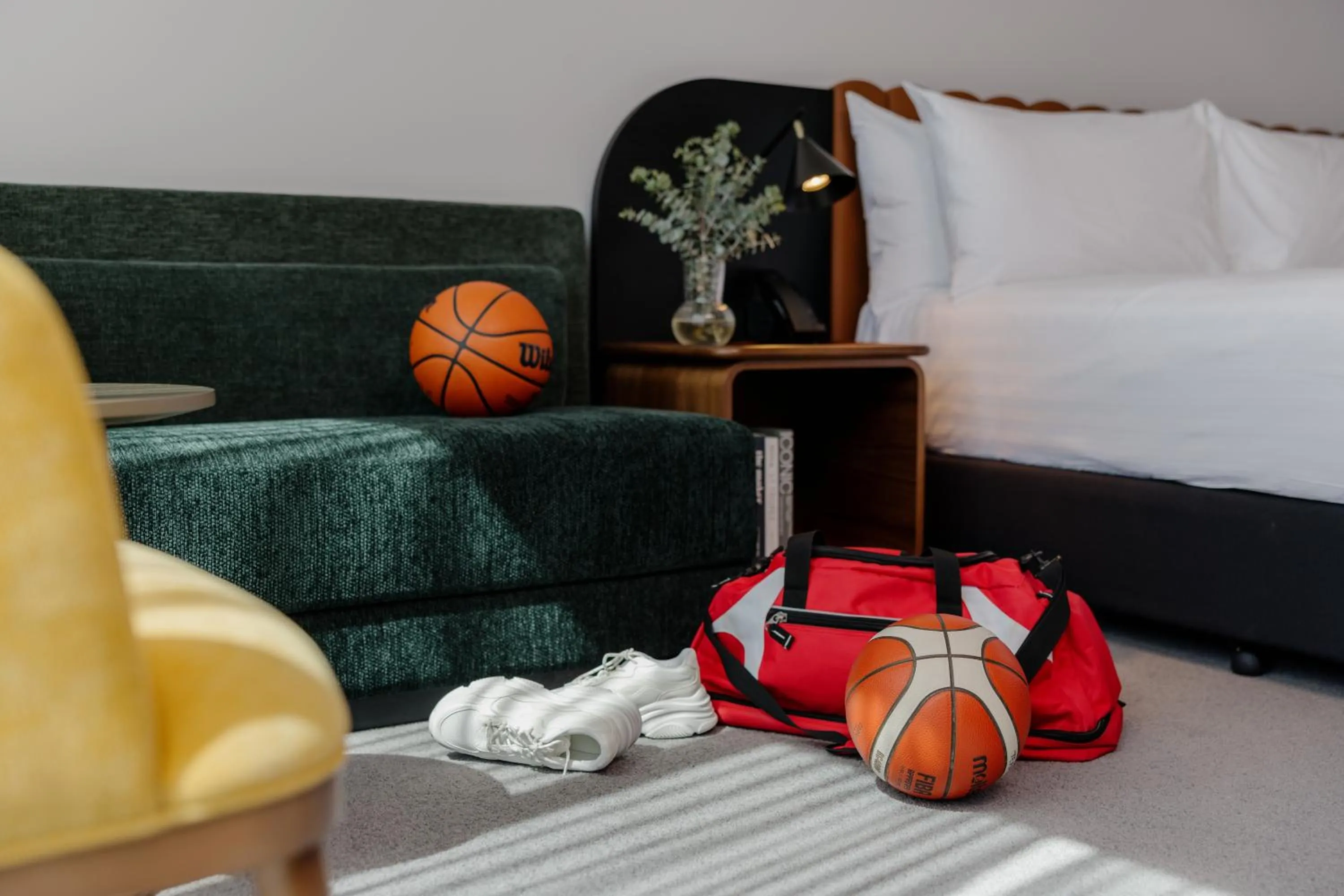 Bed in Crowne Plaza Adelaide Mawson Lakes by IHG