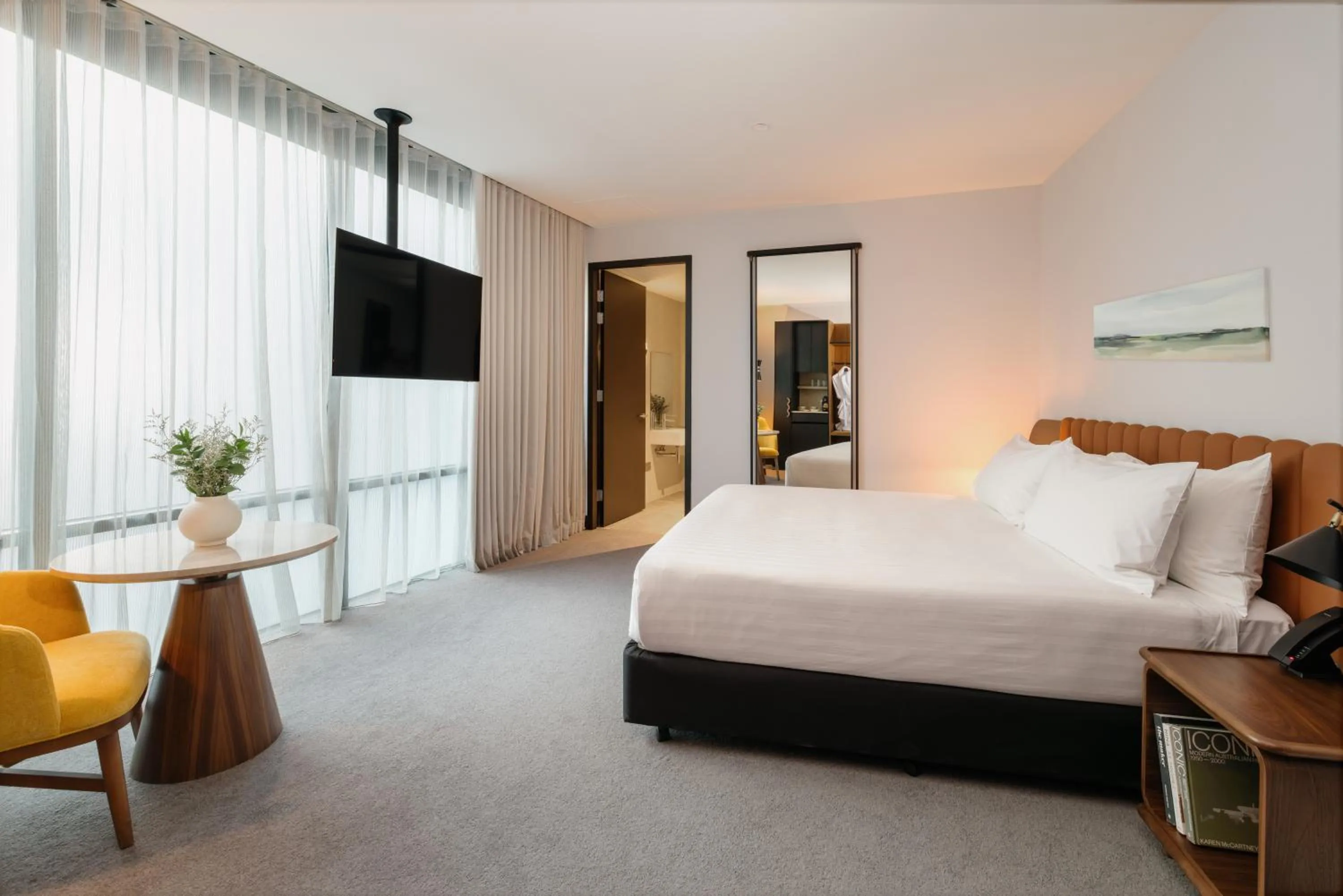 Bed in Crowne Plaza Adelaide Mawson Lakes by IHG
