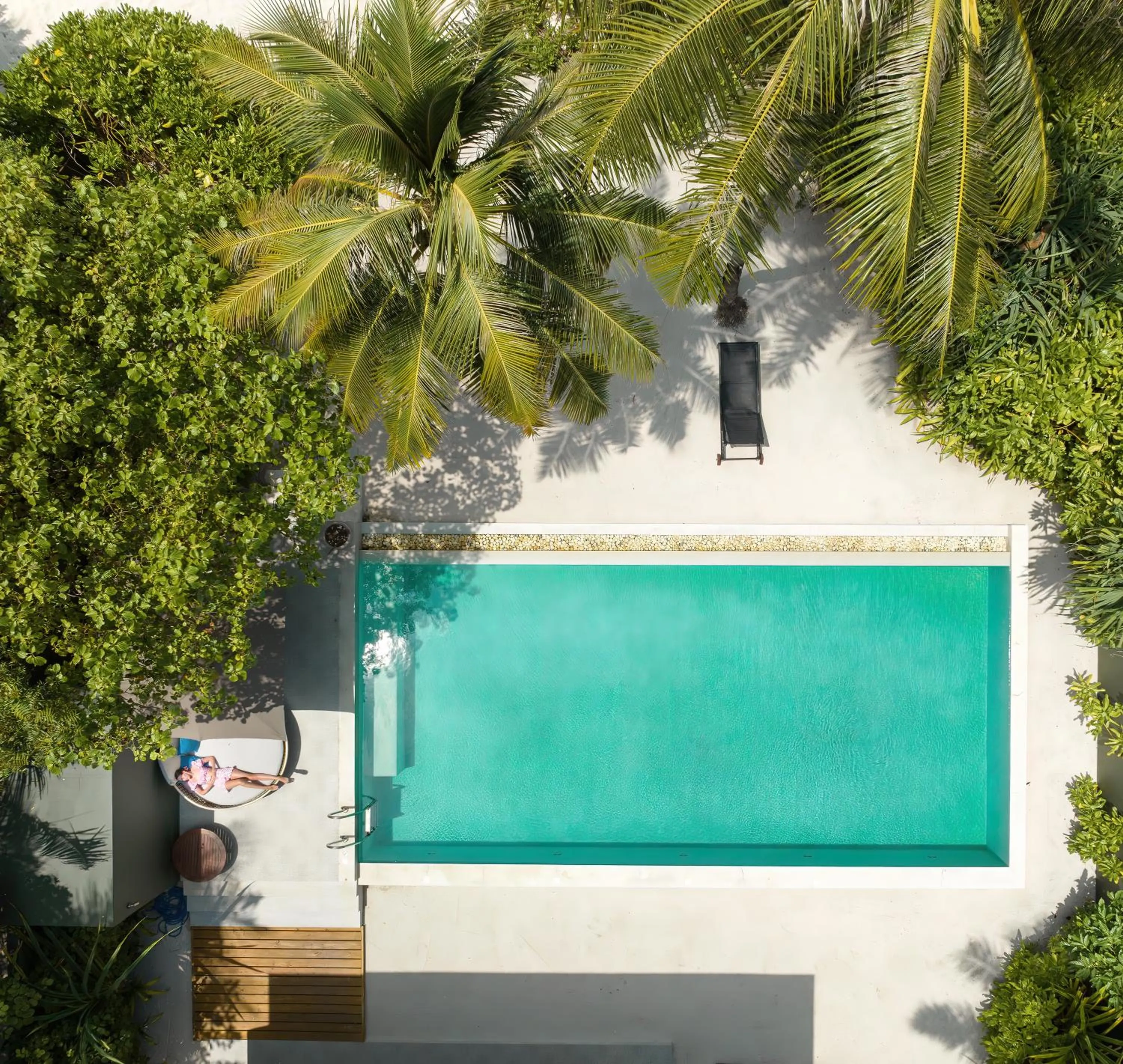 Pool view in Amilla Maldives