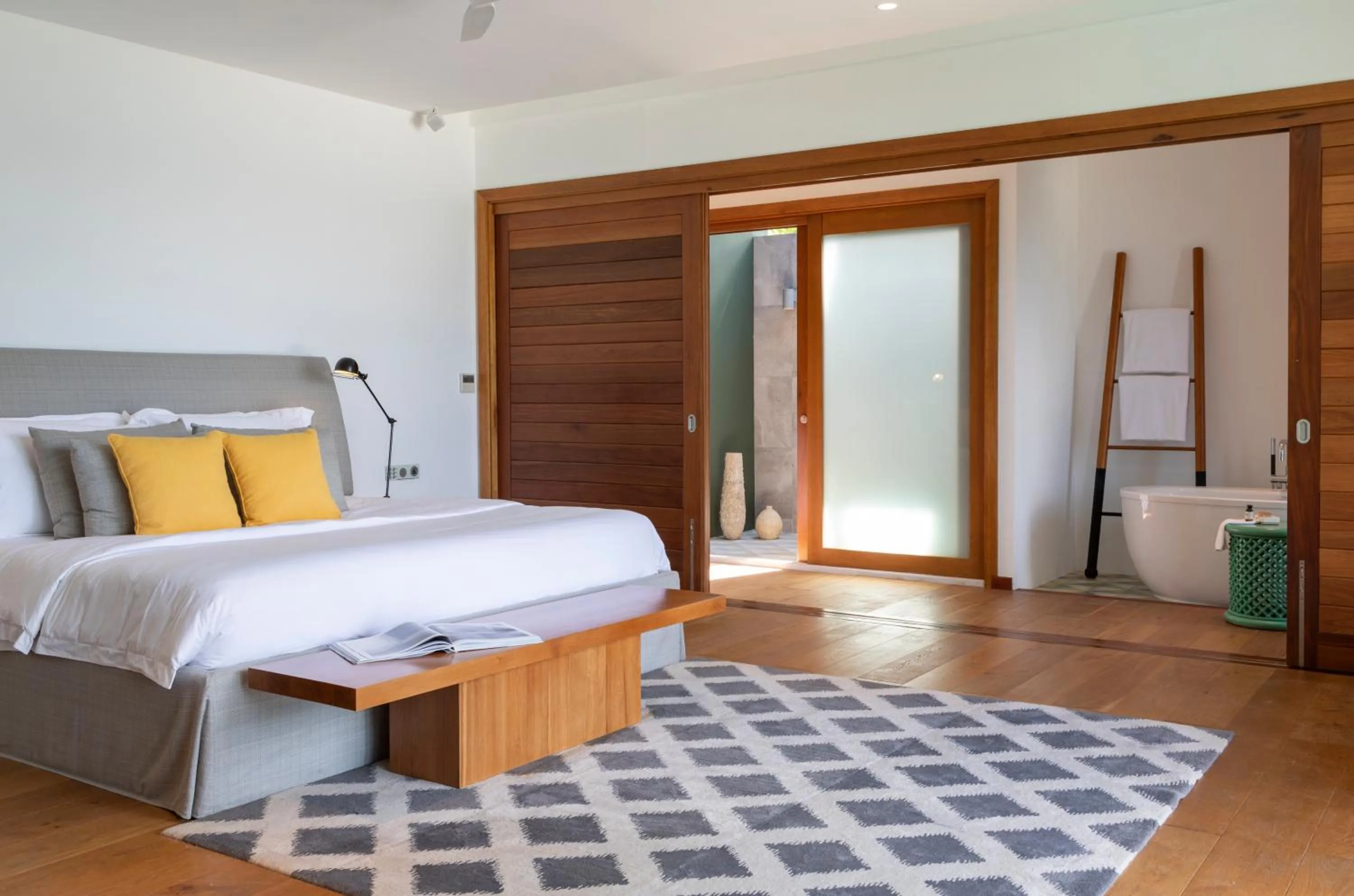 Bed in Amilla Maldives