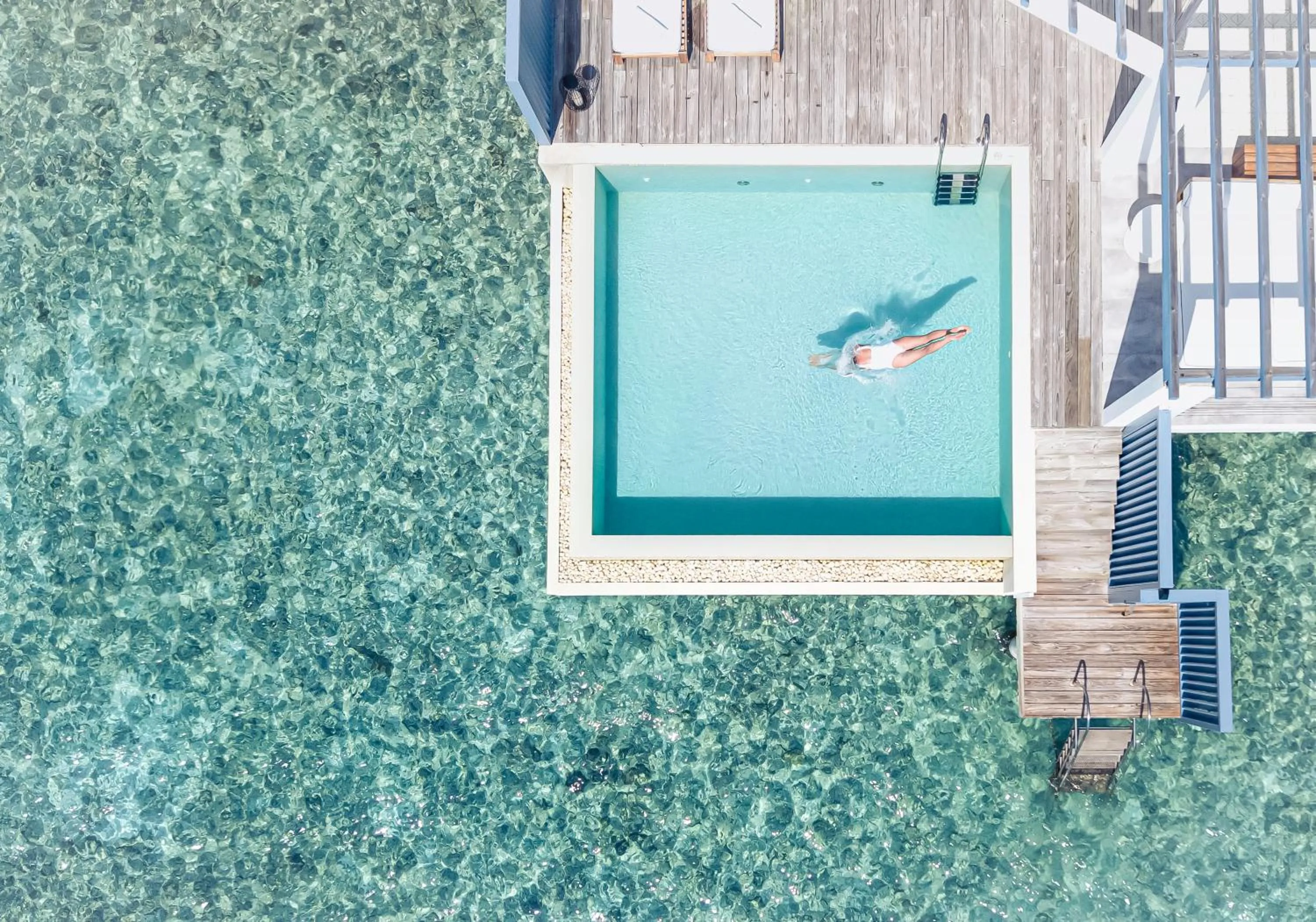 Swimming pool in Amilla Maldives