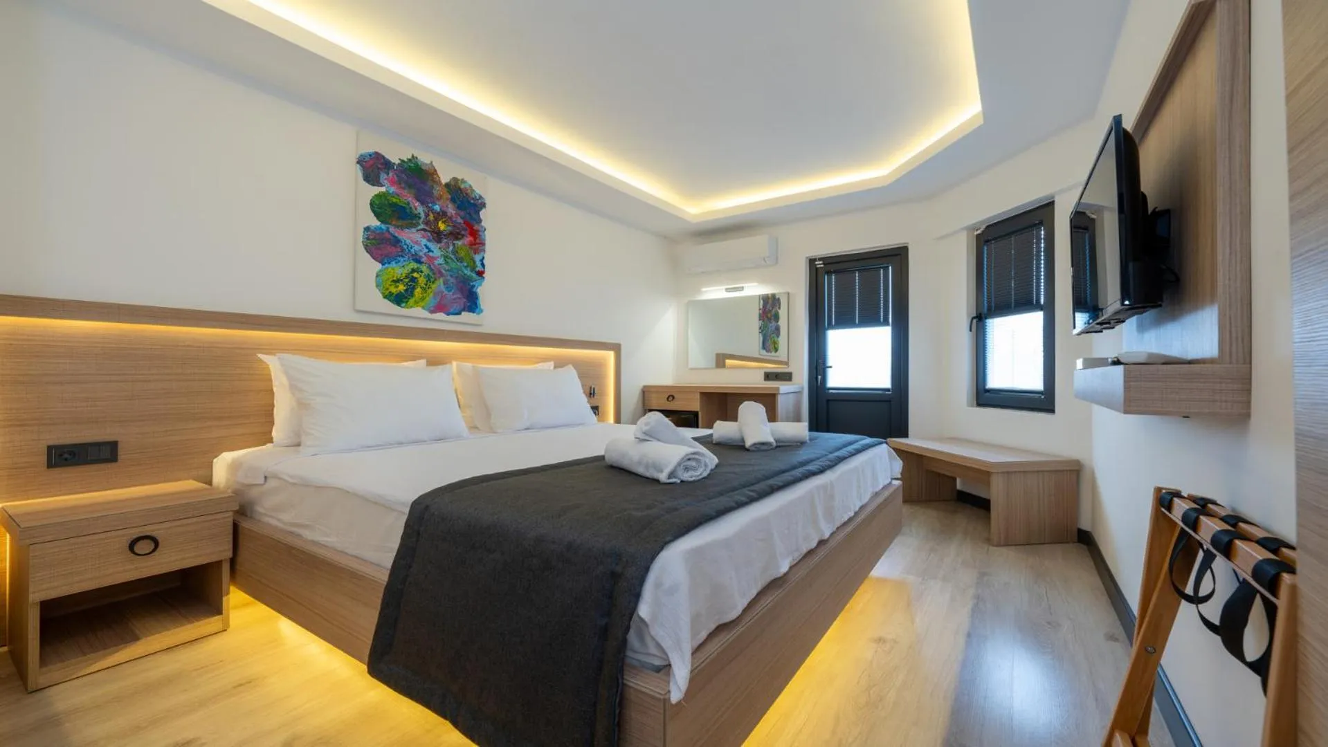 Bedroom, Bed in Skykhan Otel