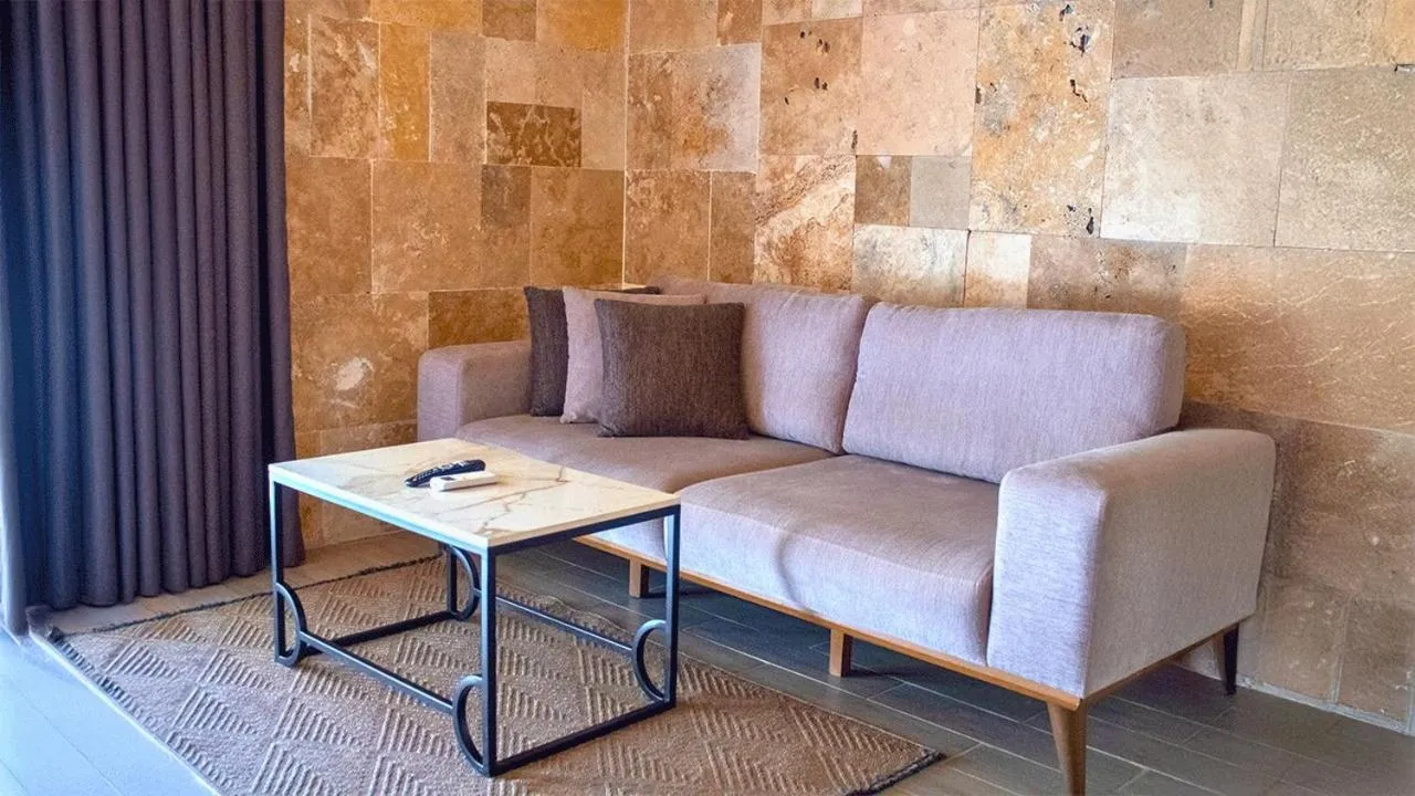 Living room in 216 North Hotel