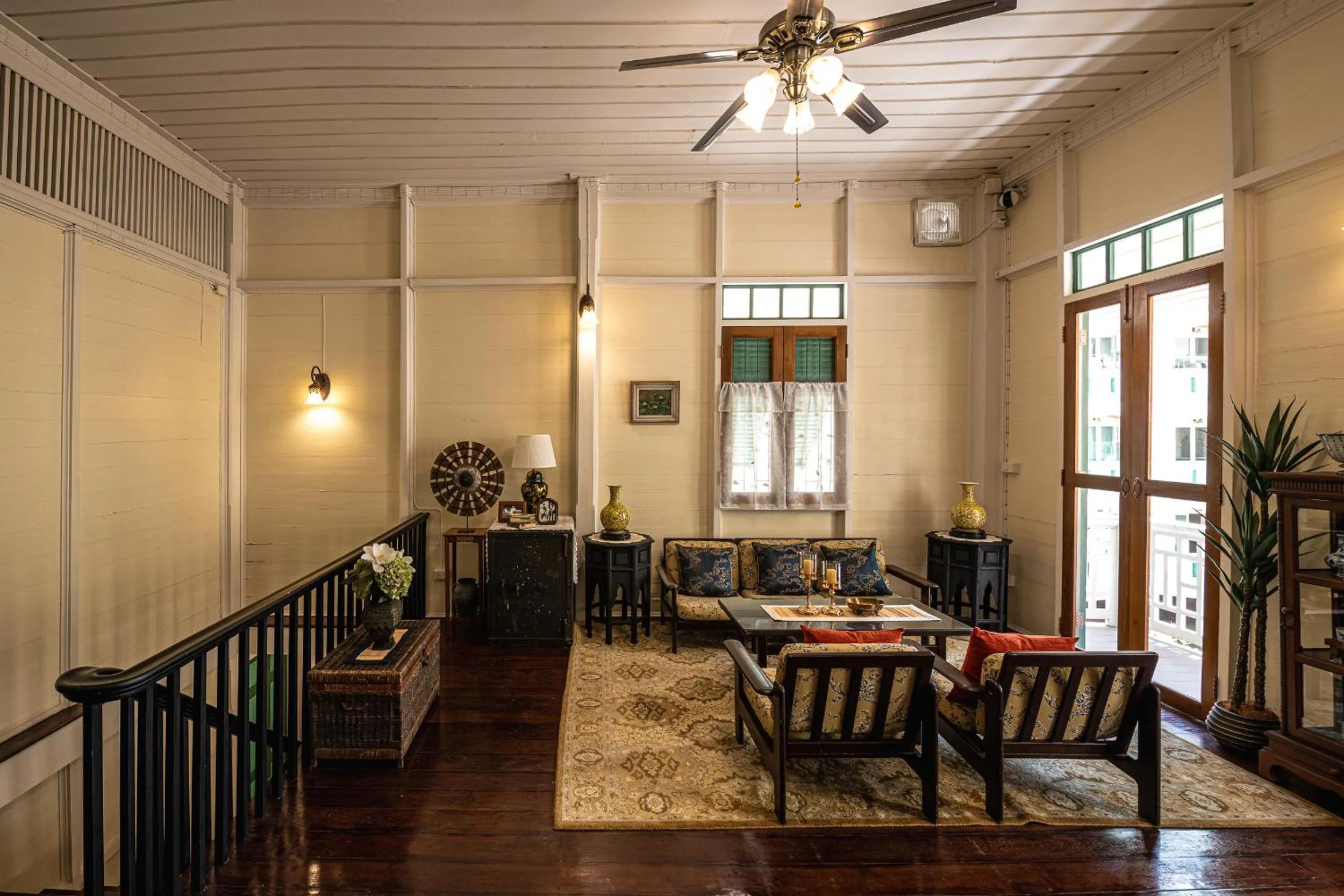 Communal lounge/ TV room in Wallaya Heritage Stay