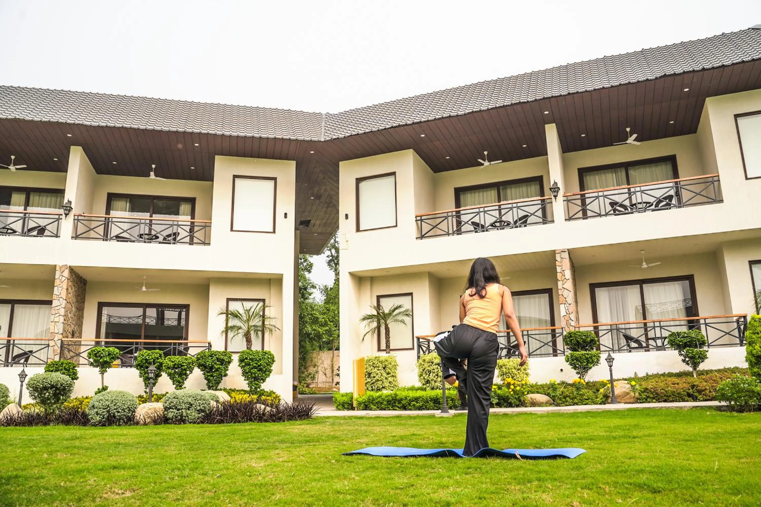 Garden in Shervani Pebbles & Pines Resort & Spa, Corbett