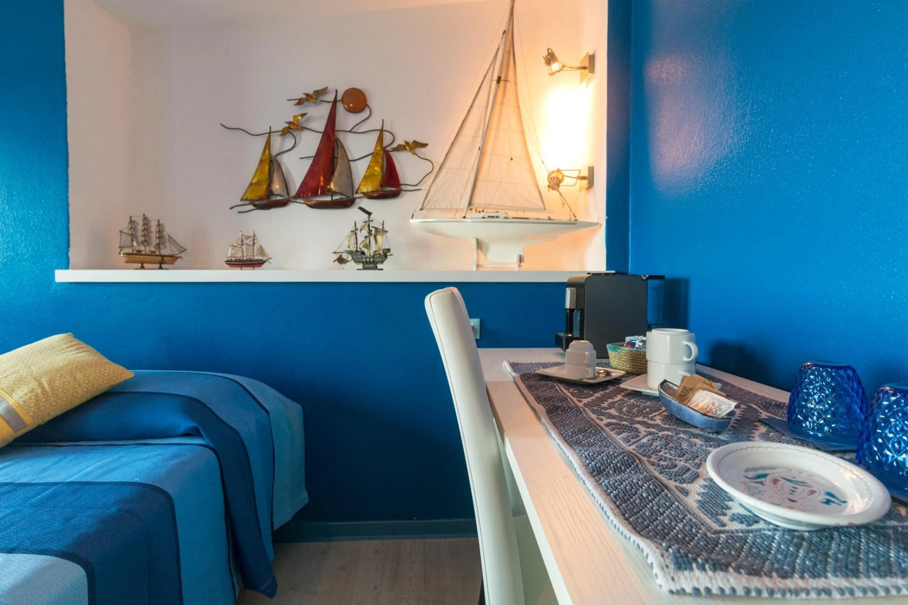 Decorative detail in La Favorita Hotel