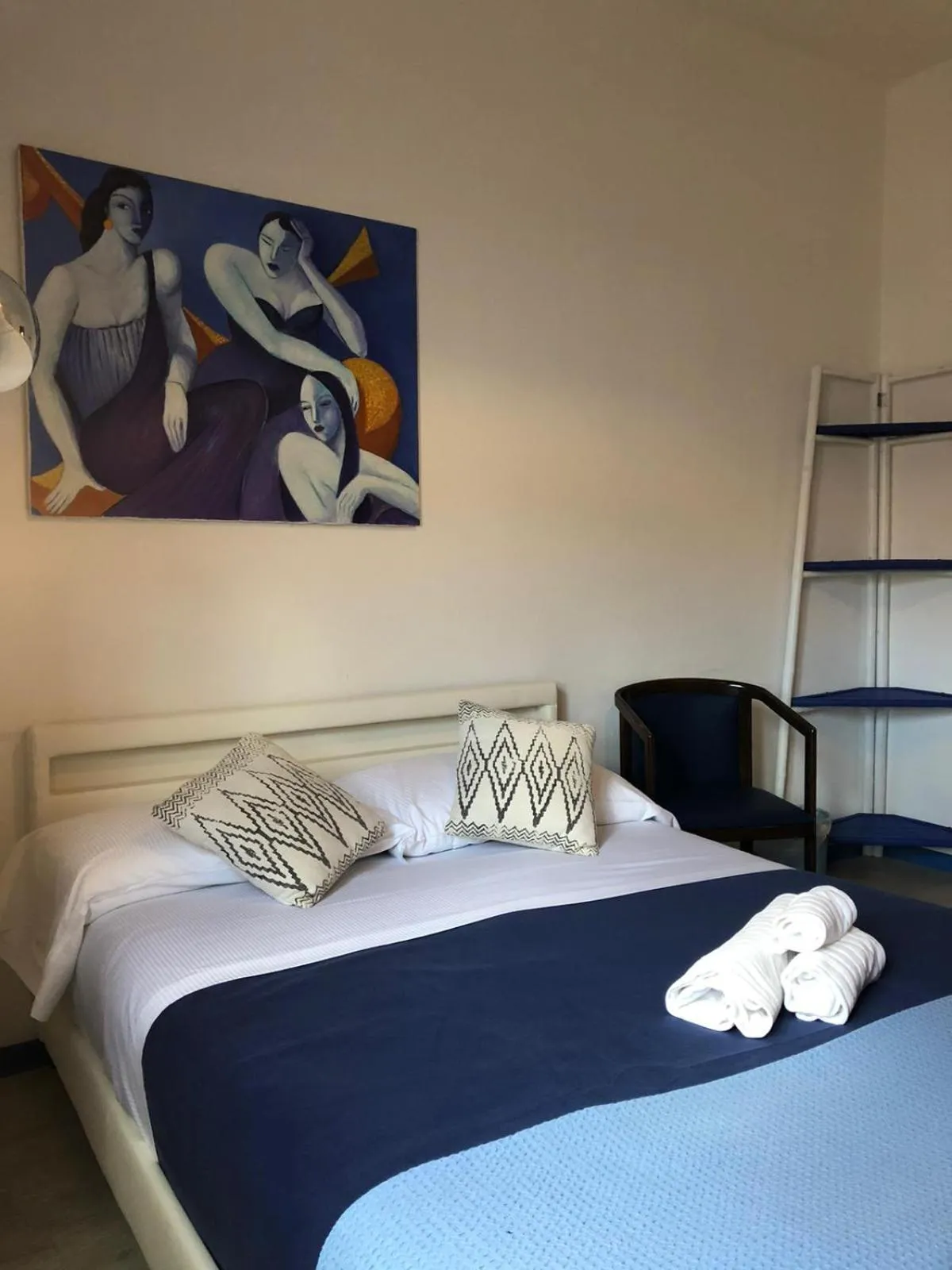 Bed in La Favorita Hotel