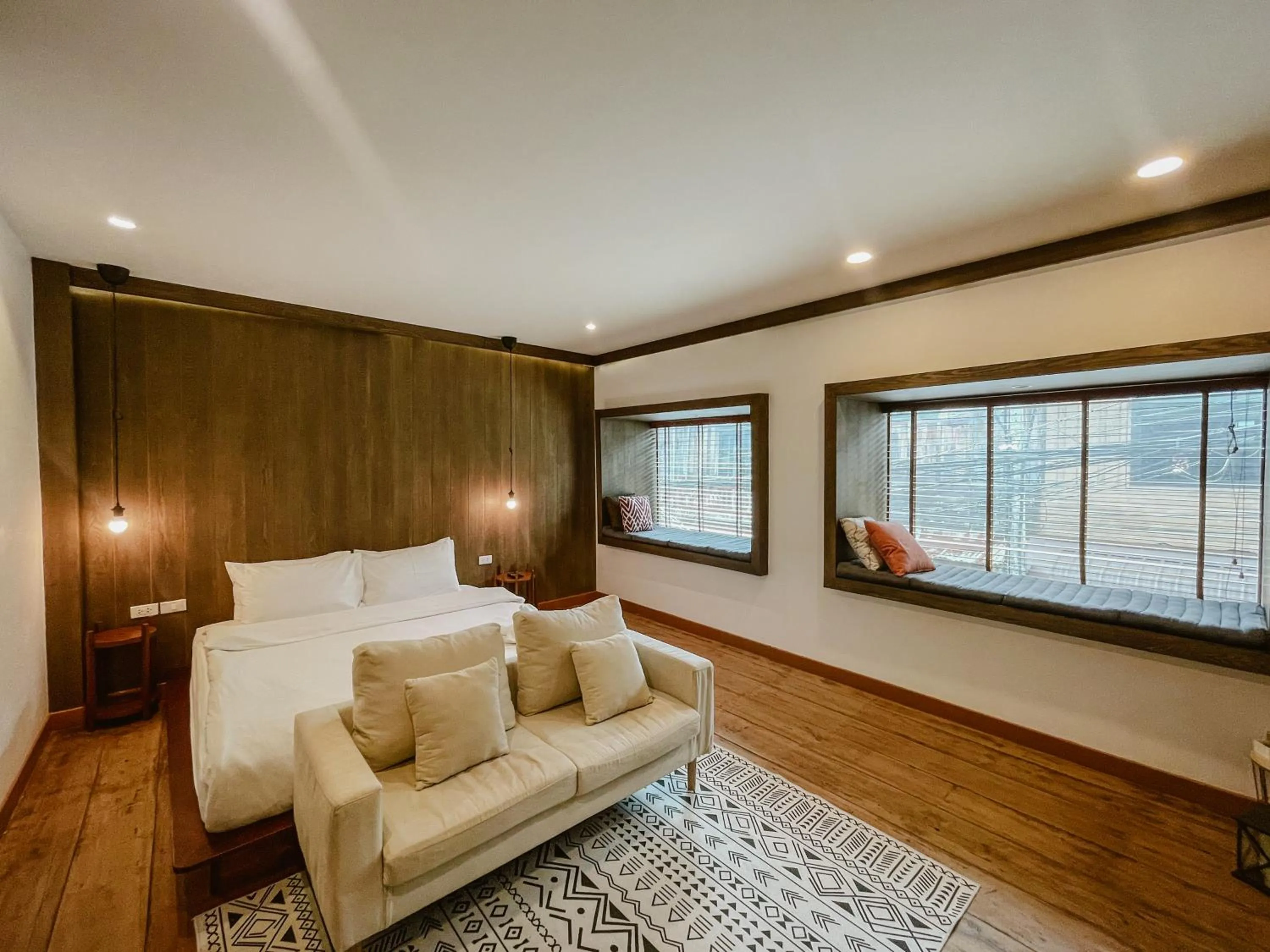 Photo of the whole room, Bed in The Folkster House Chiangkhan