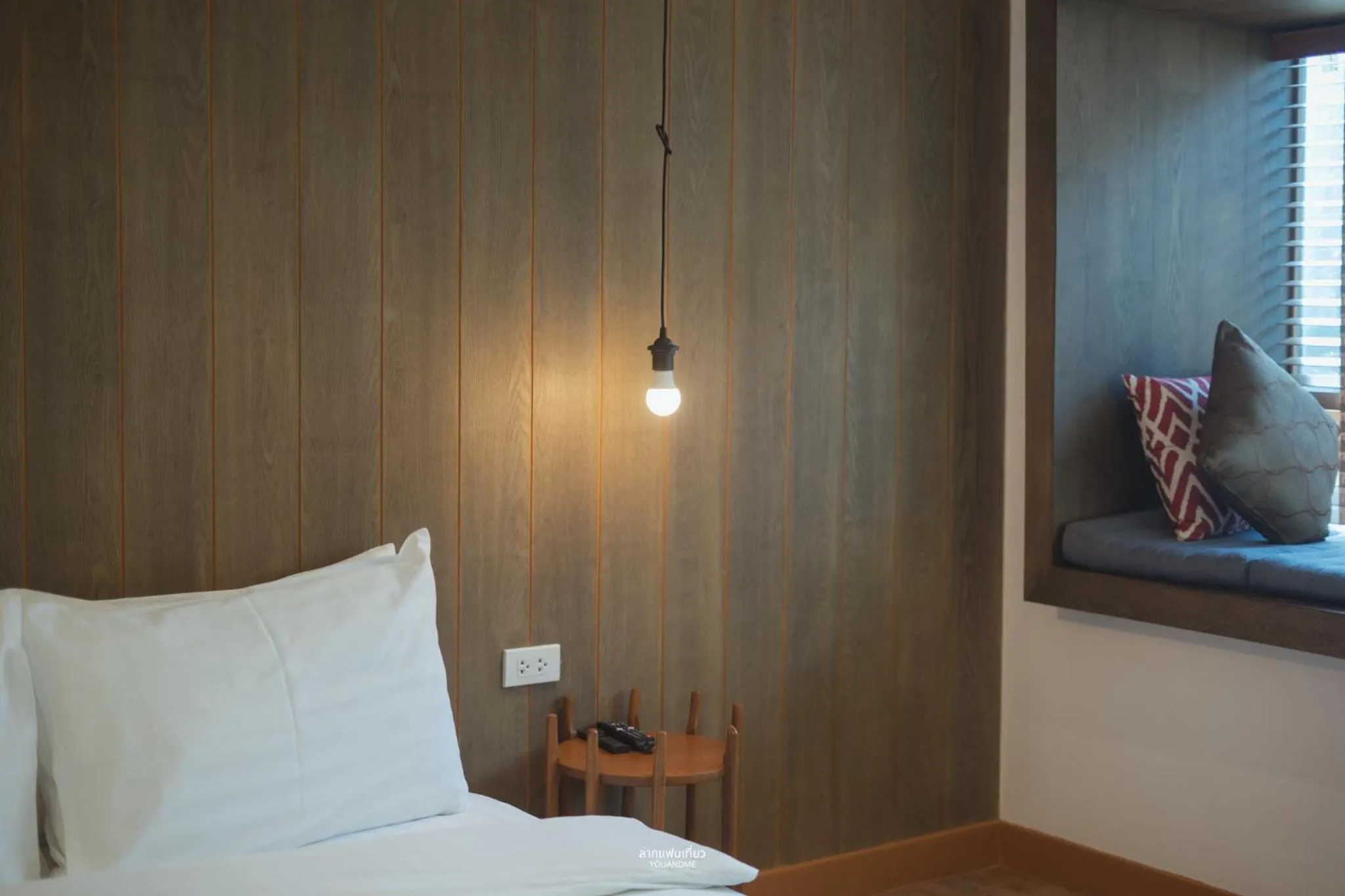 Bed in The Folkster House Chiangkhan