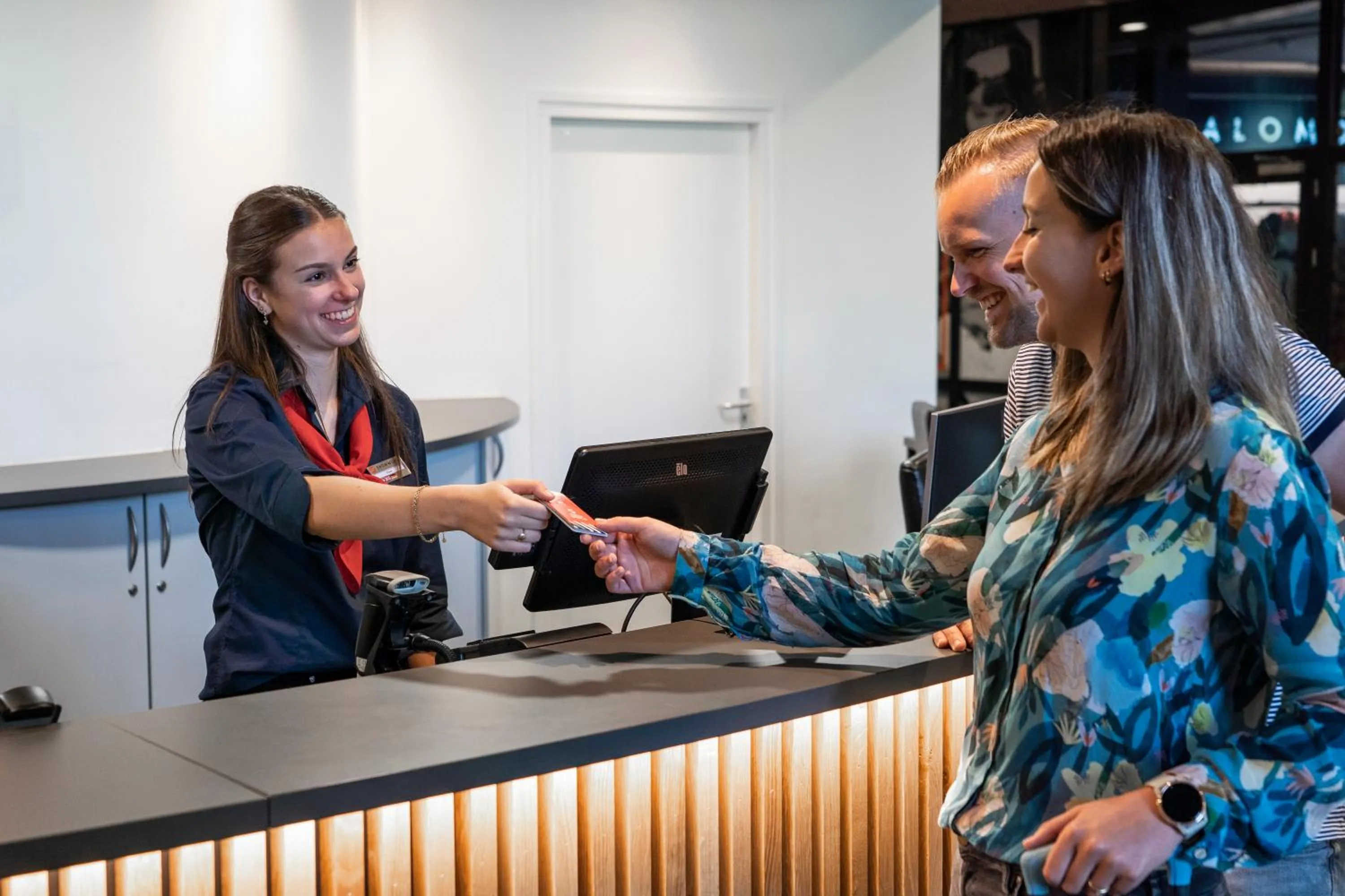 Lobby or reception in Alpine Hotel by SnowWorld
