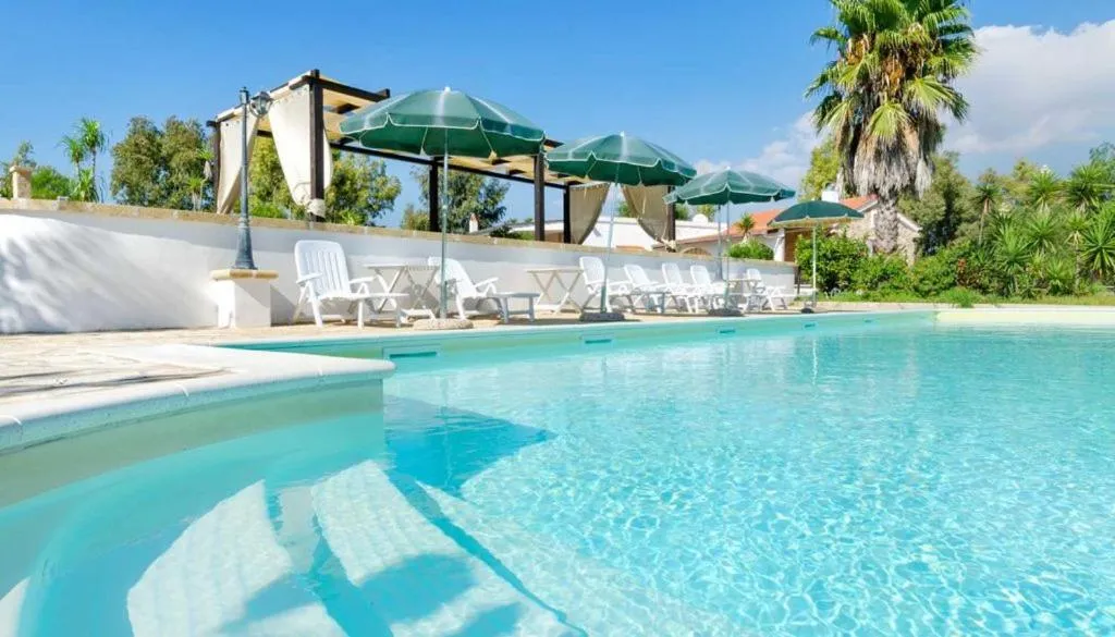 Swimming pool in Tenuta Li Fani Residence Hotel