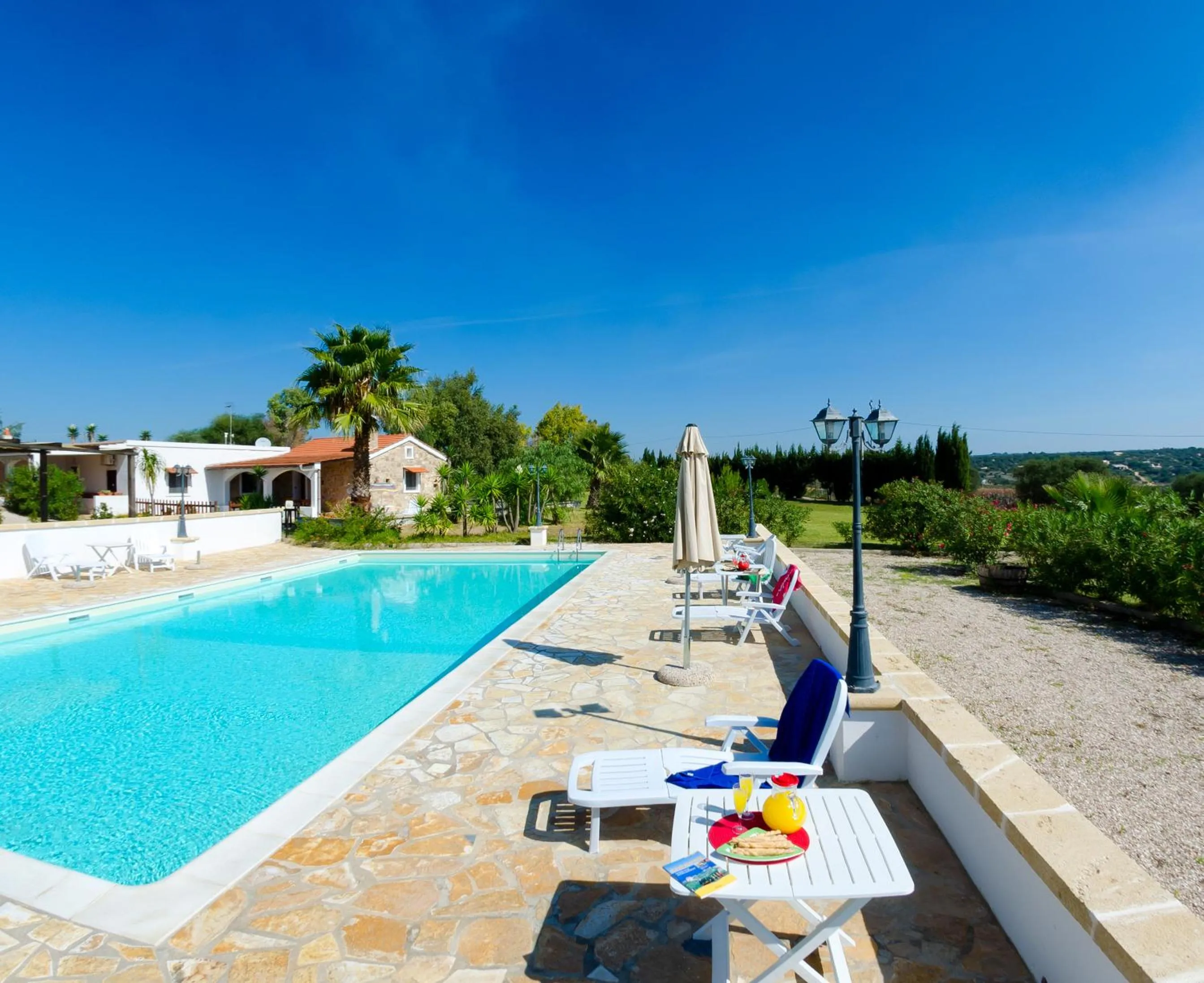 Swimming pool in Tenuta Li Fani Residence Hotel
