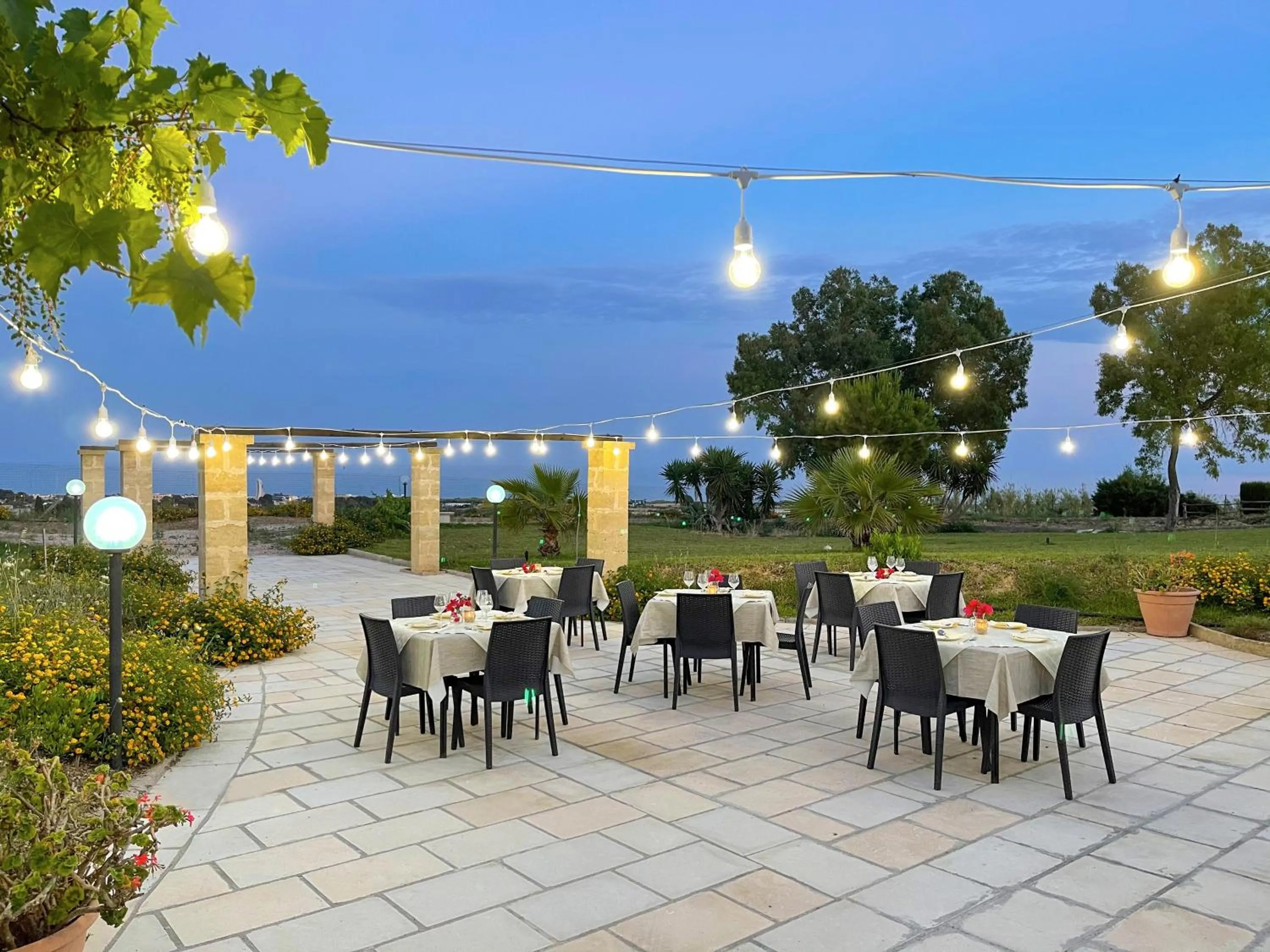 Restaurant/places to eat in Tenuta Li Fani Residence Hotel