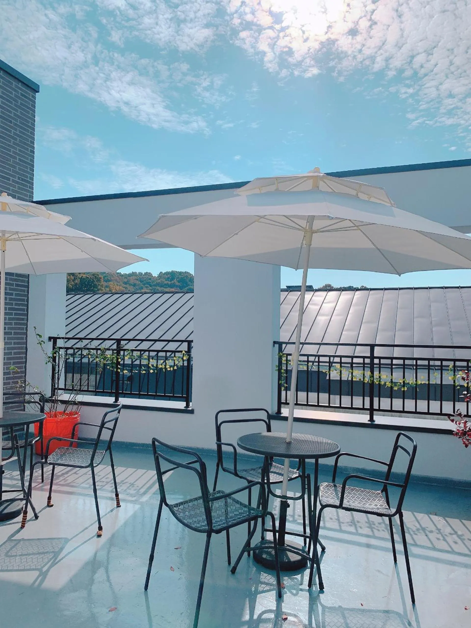 Balcony/Terrace in Incheon Airport Guest House King