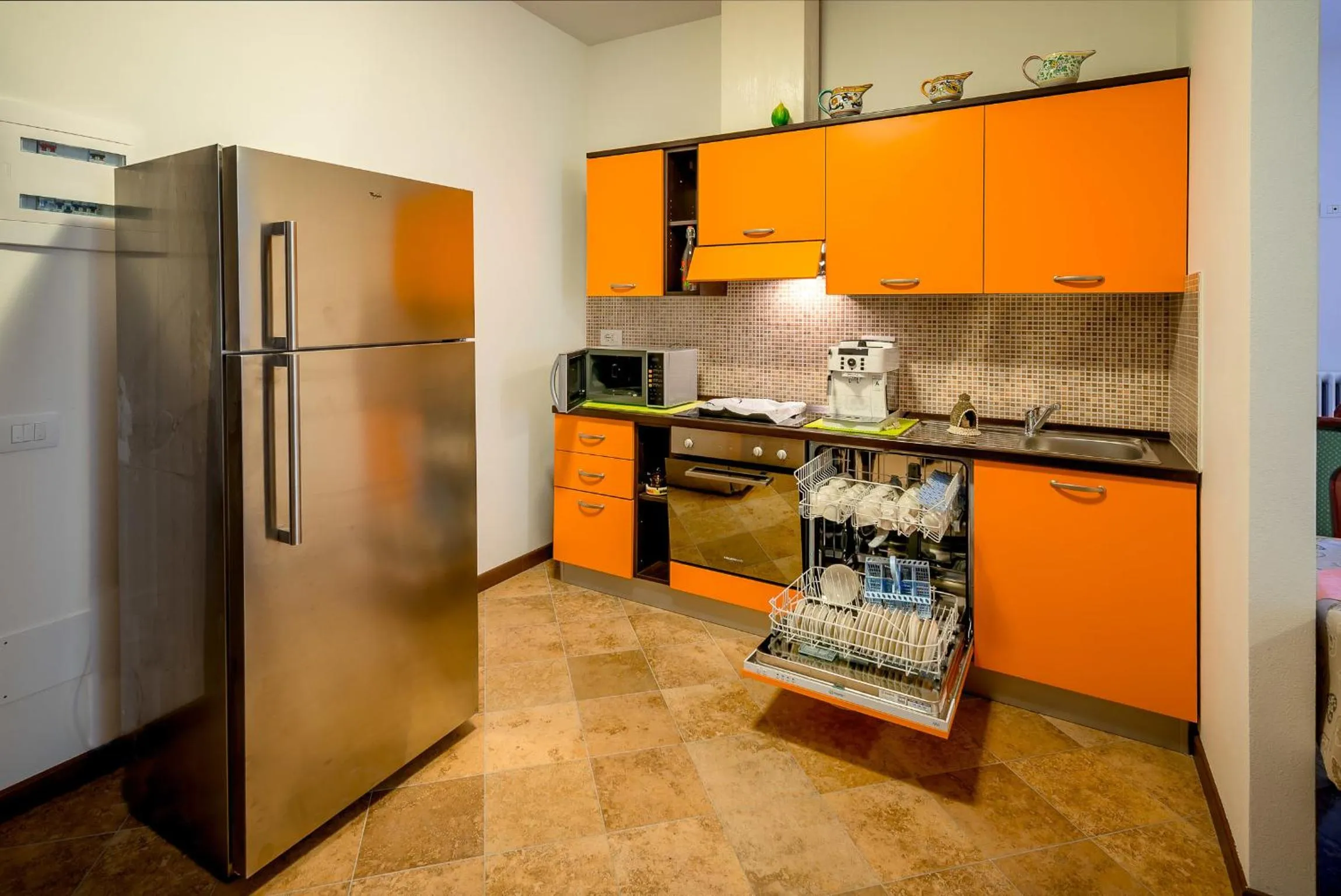 Kitchen or kitchenette in B&B Ca Tunin