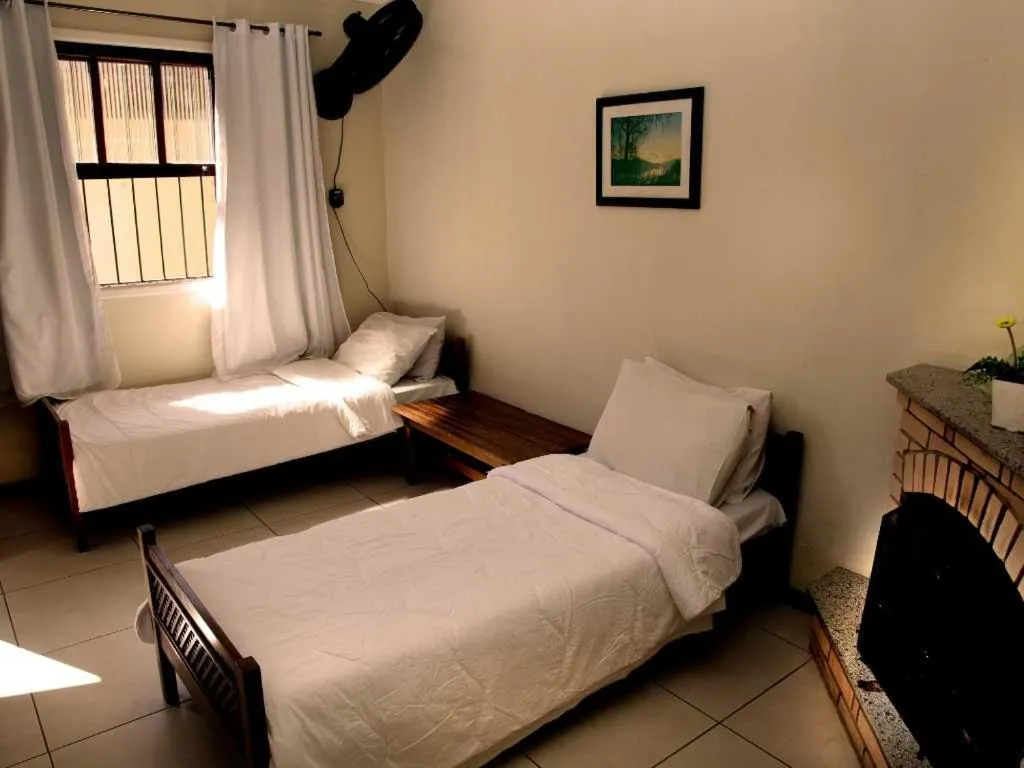 Bed in Vila Francesa Hotel