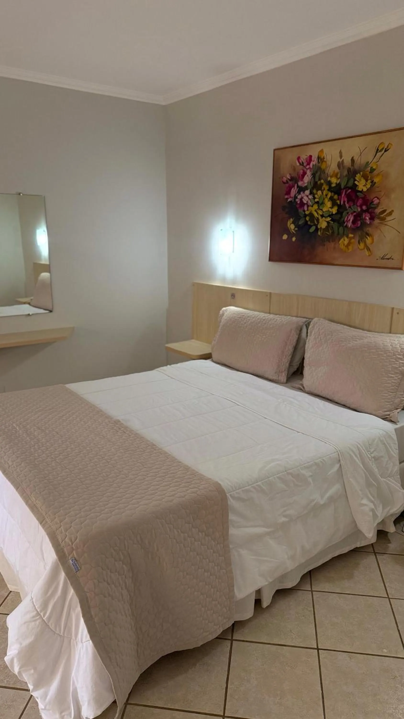 Bed in Vila Francesa Hotel