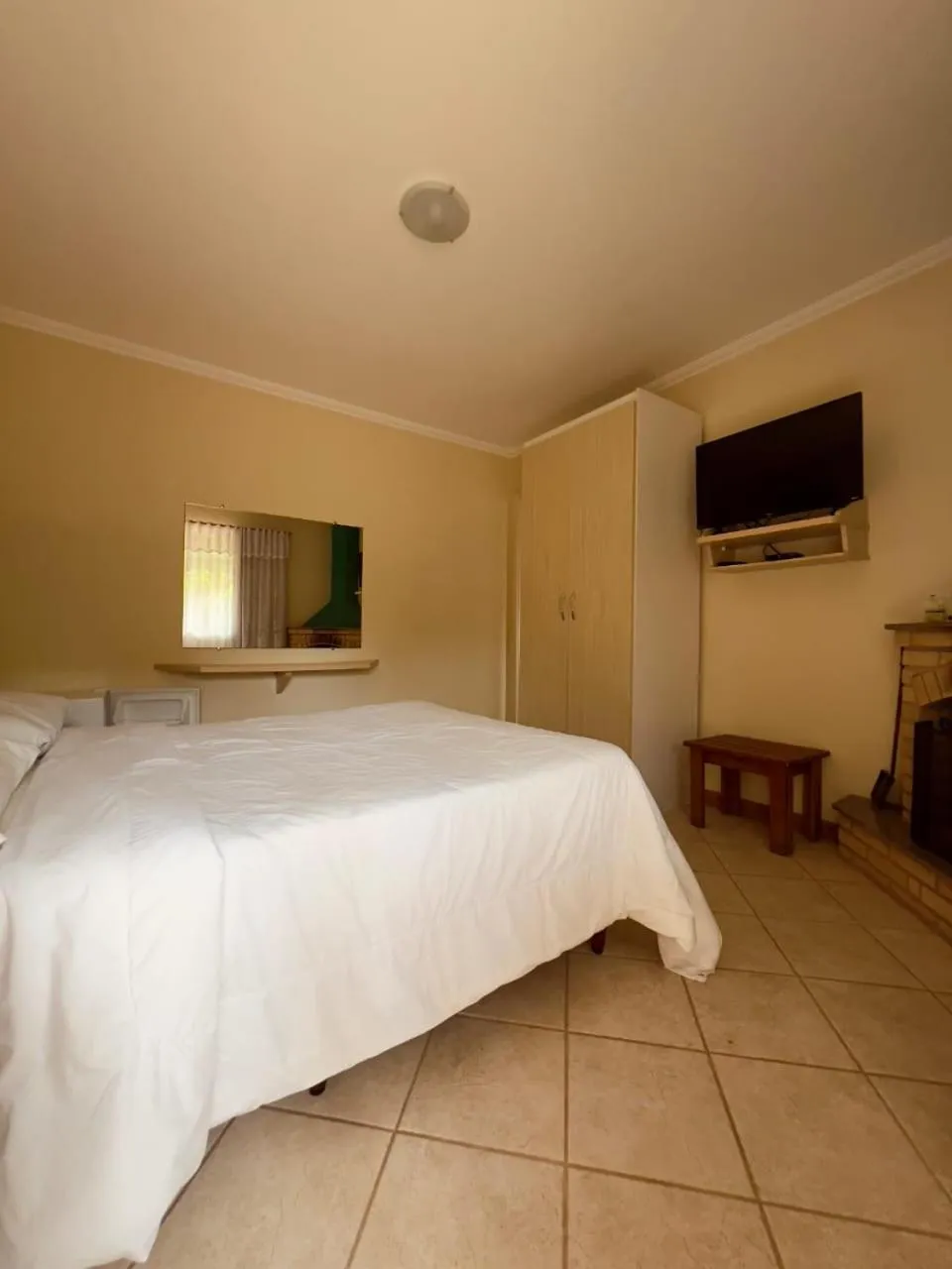 Bed in Vila Francesa Hotel