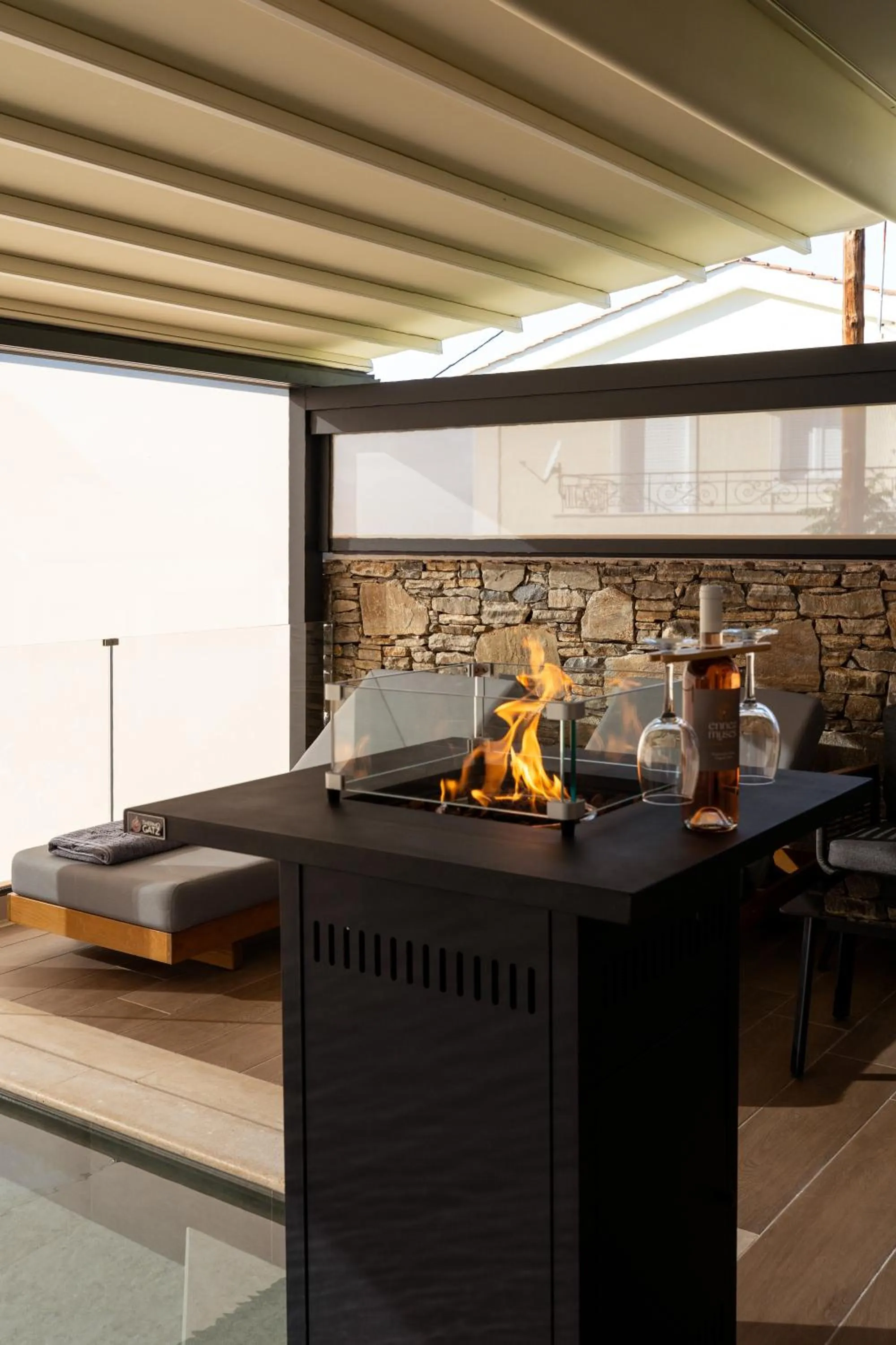 Pool view in Ennea Muses Rooms and Suites